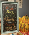 DIY Chalkboard Frame