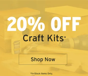 20% off craft kits
