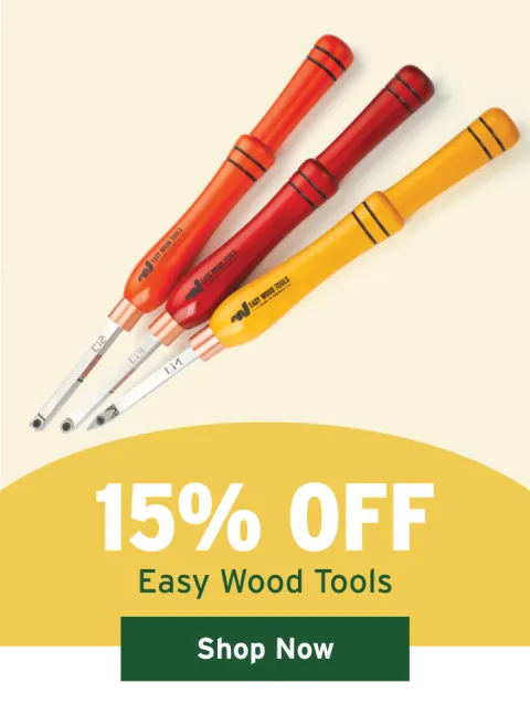 15% off Easy Wood Tools