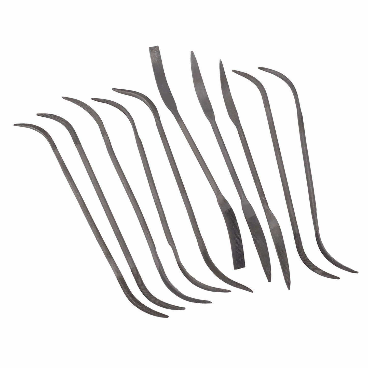 Smooth Cut Riffler File Set - 10 Piece alt 0