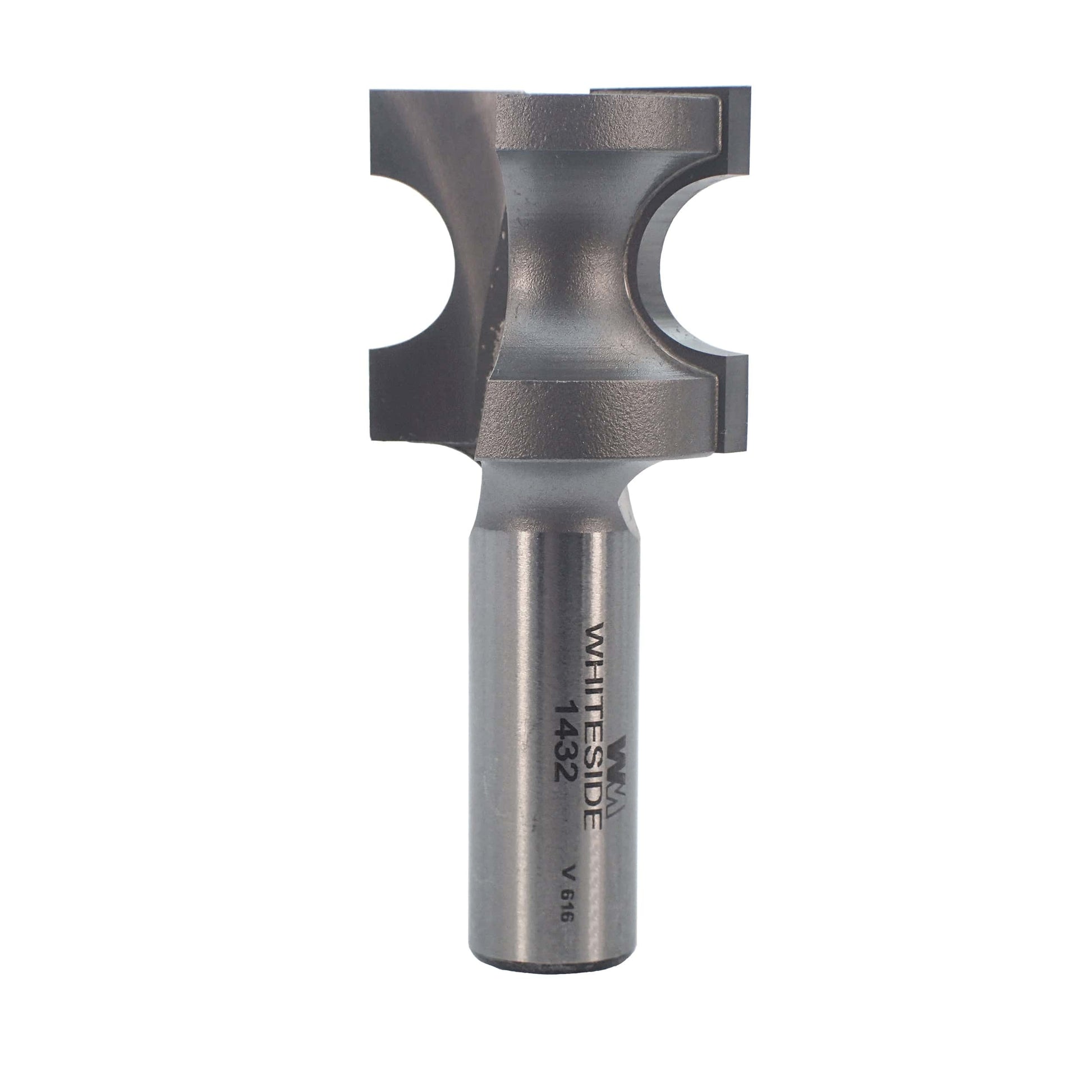 1432 Half Round (Bull Nose) Router Bit 1/2" SH 1/4" R X 1/2" Co X 1" CL 1-1/8" D alt 0