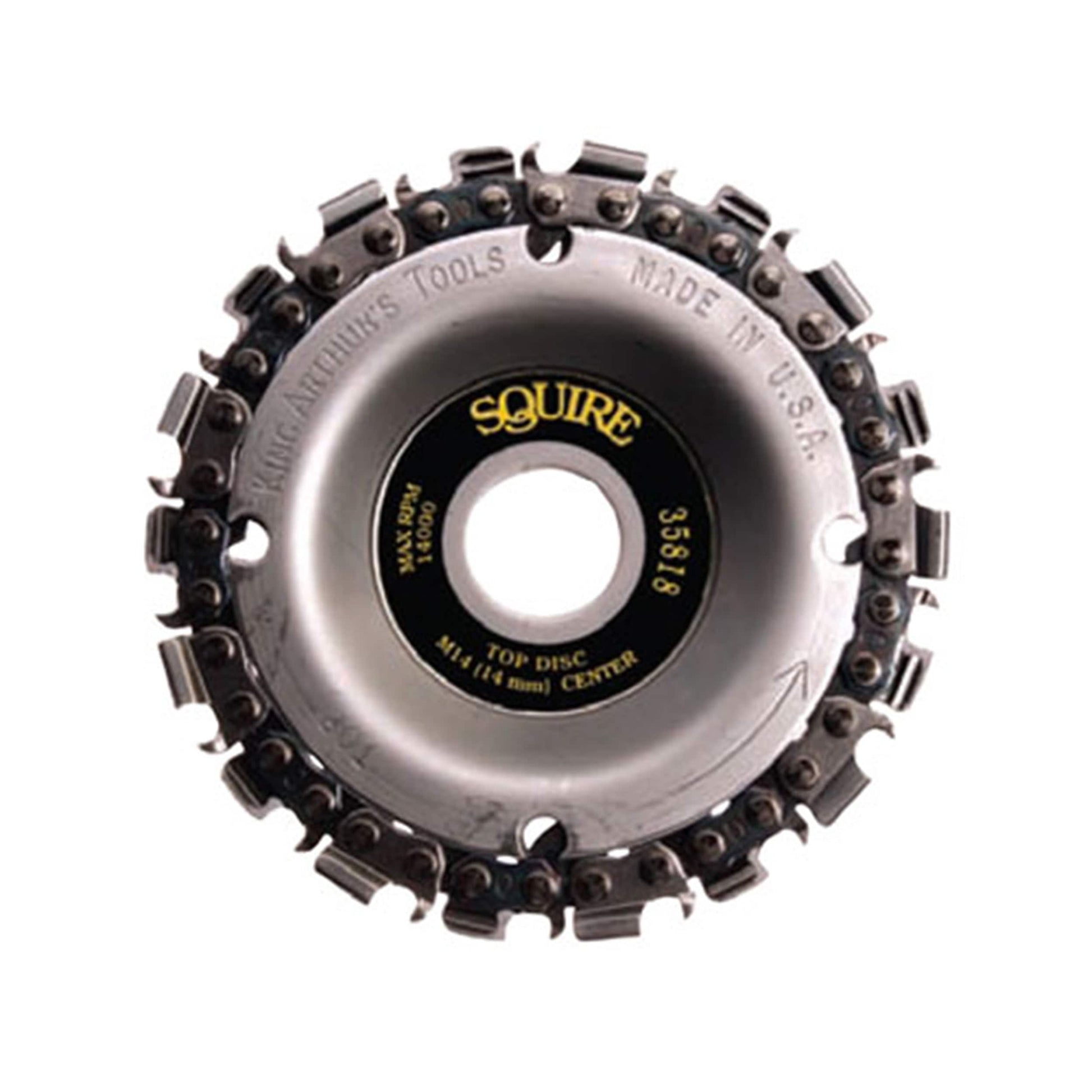 Squire Mini Woodcarving Disc - 18 Teeth - 5/8" Arbor alt 0