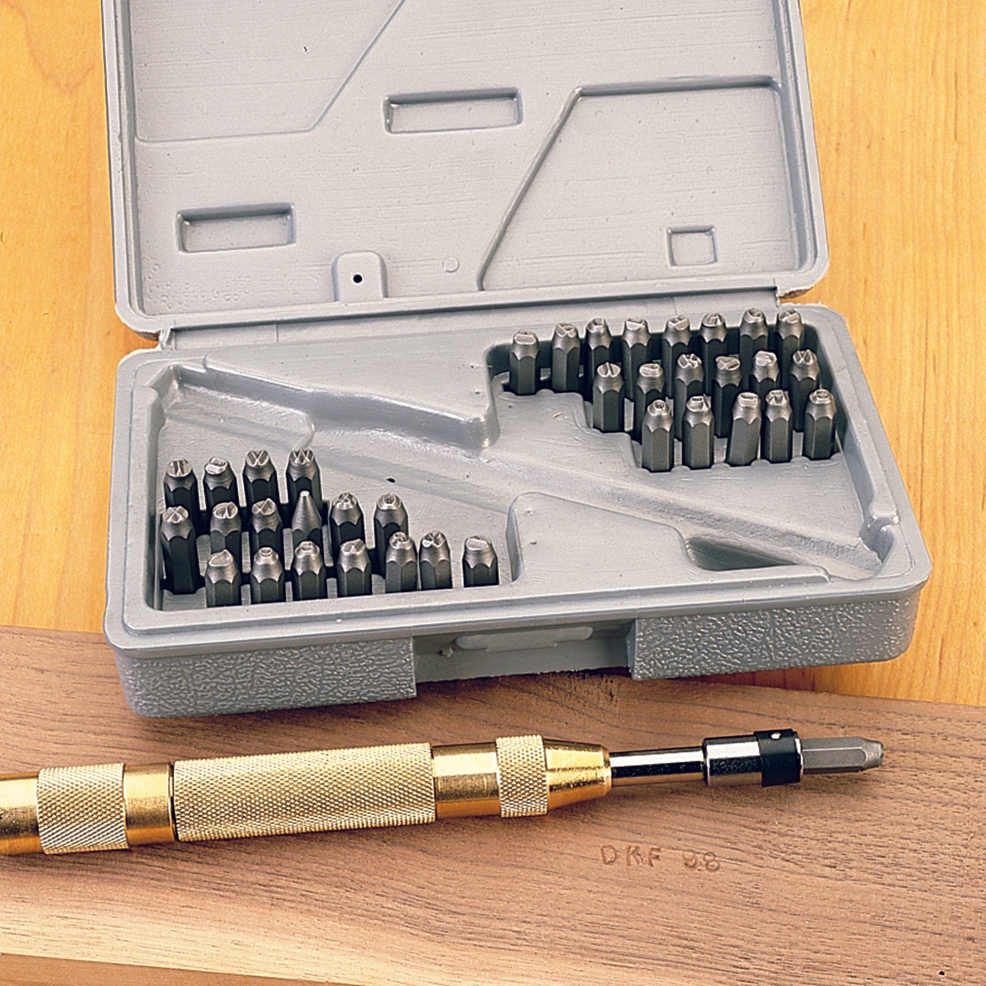 Spring Loaded Letter and Number Punch Set alt 0