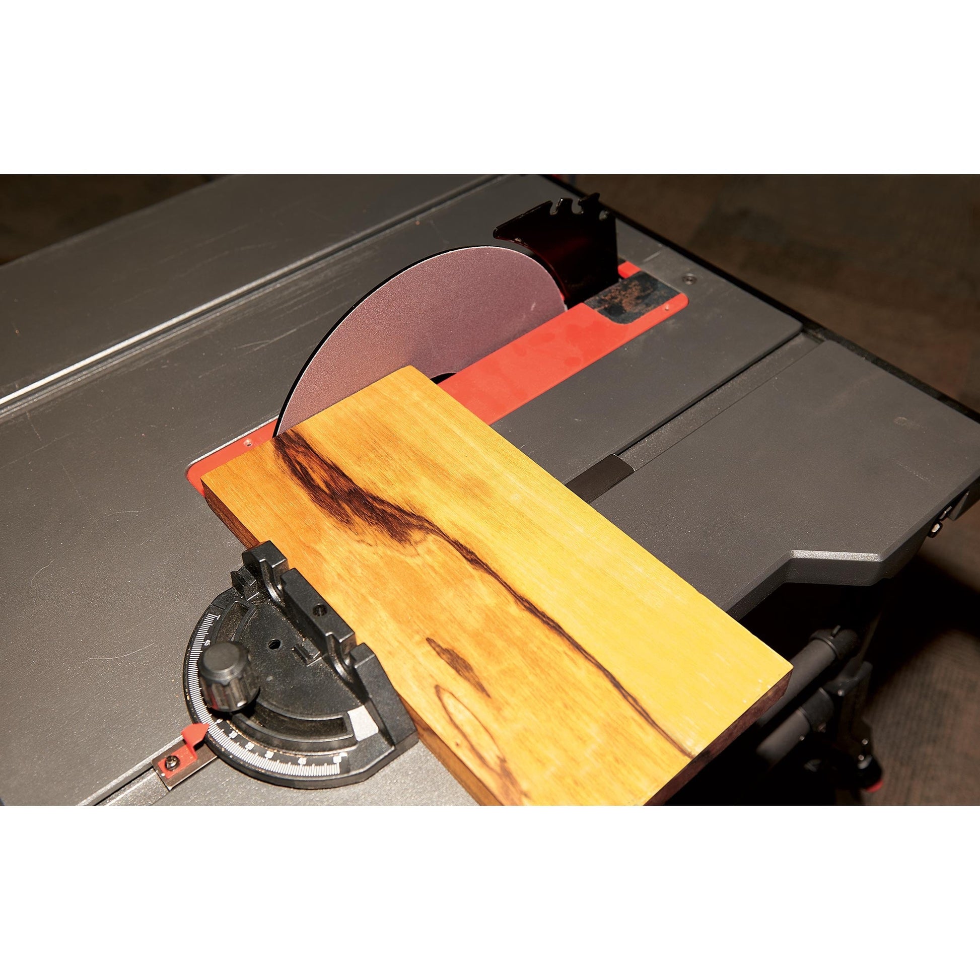 10" Table Saw Sanding Disc and Calibration Plate alt 0