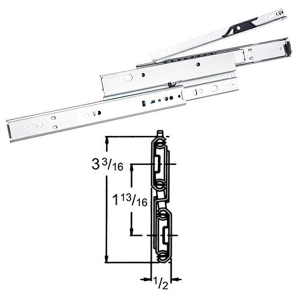 Accuride 26" File Drawer Slides Woodcraft