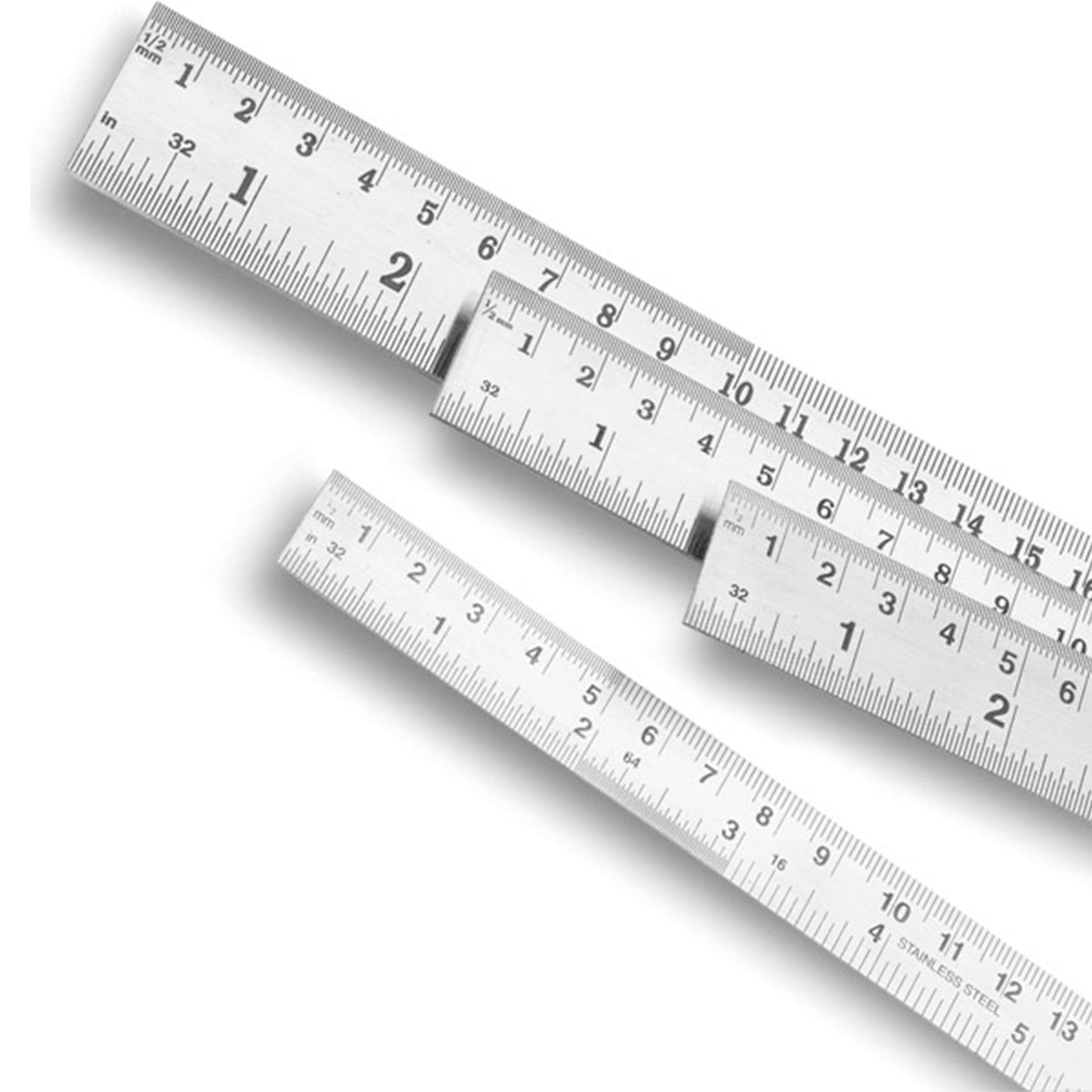 SET OF 4 STEEL RULES alt 0