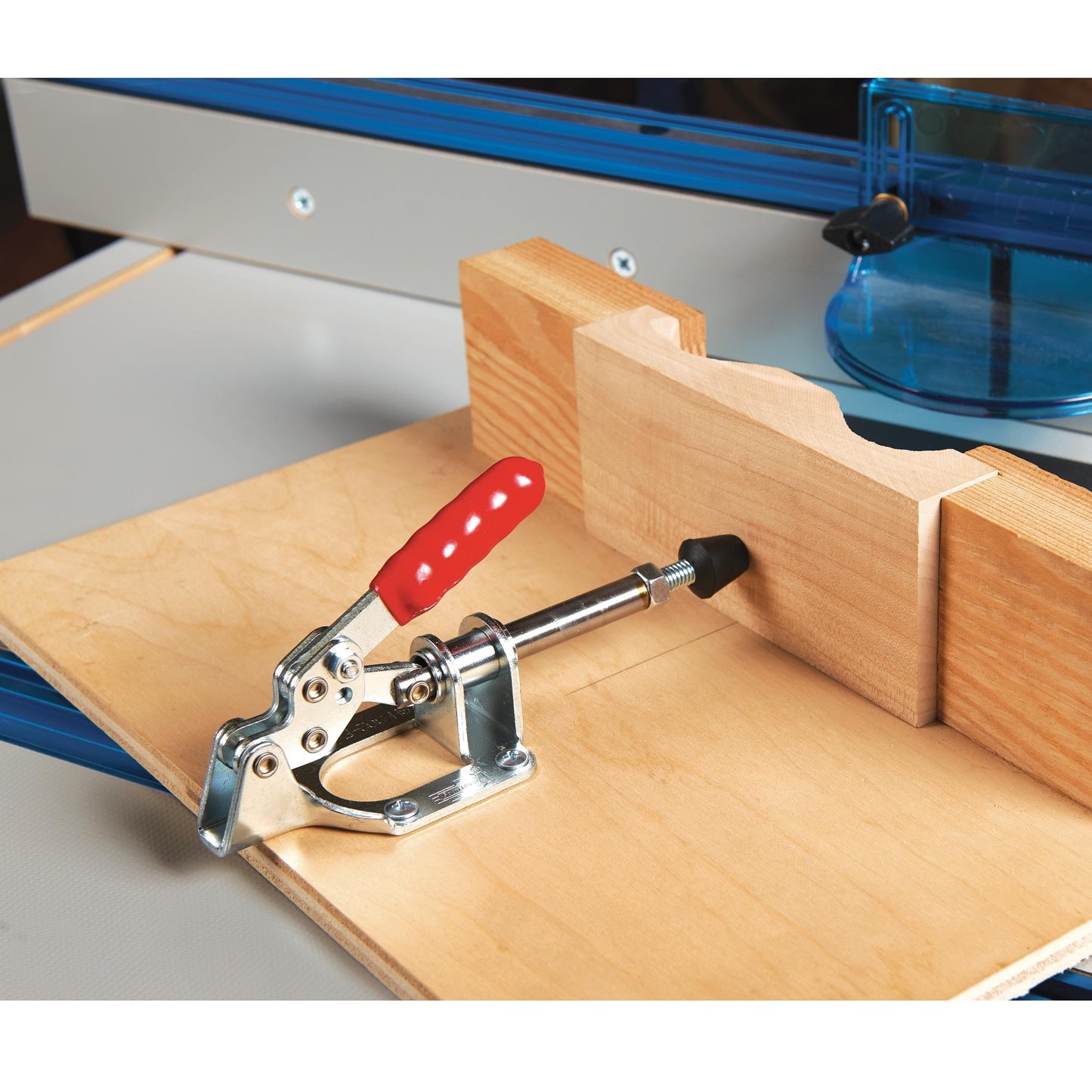 Straight Line Toggle Clamp, 2" x 1", 300 lb. Capacity alt 2