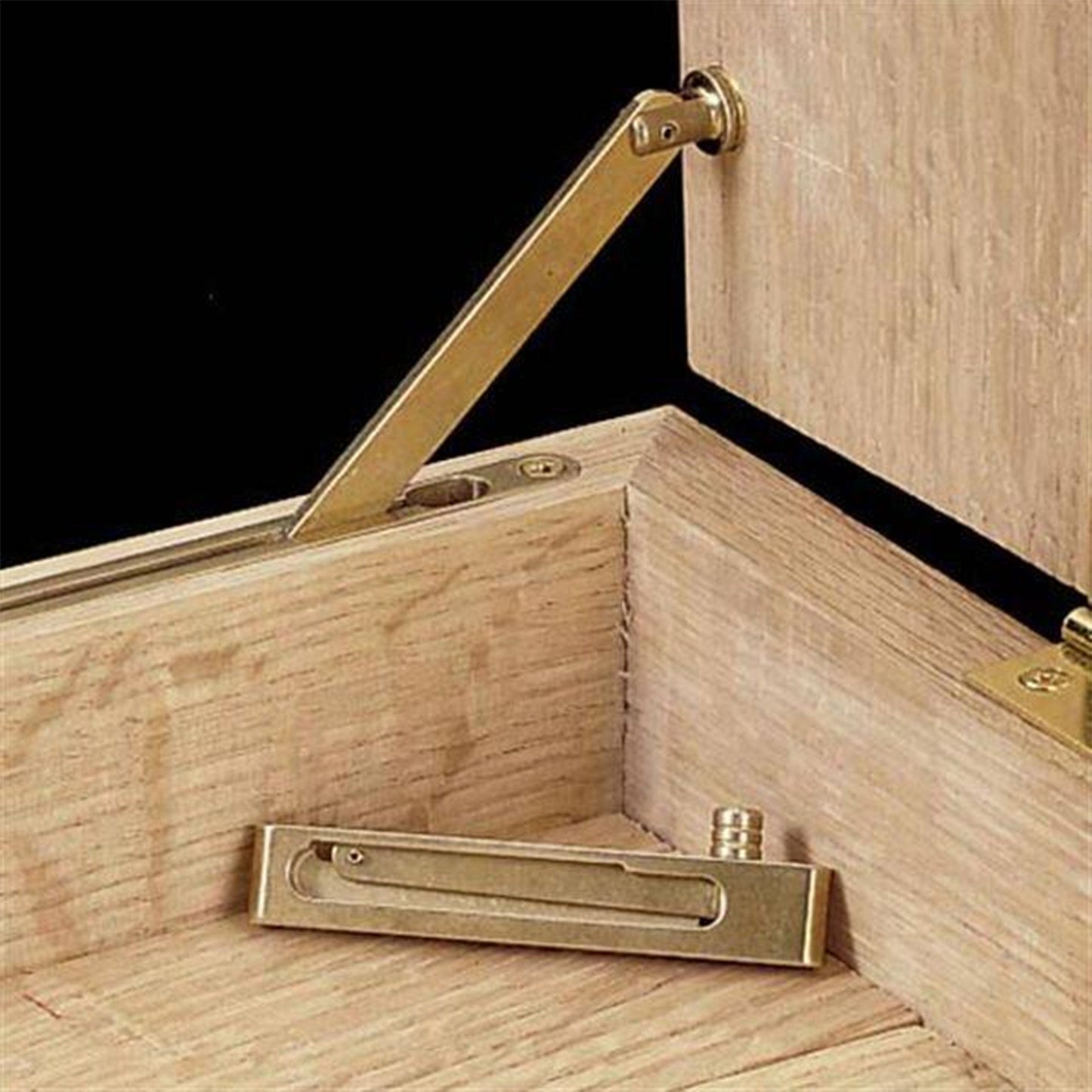 Mortised Box Lid Support alt 0