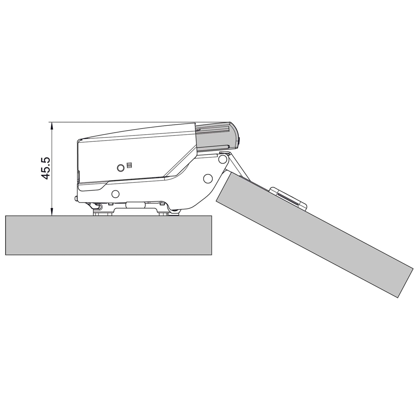 Blumotion Snap-on for Woodcraft Hinge 142853 & 142856 alt 0