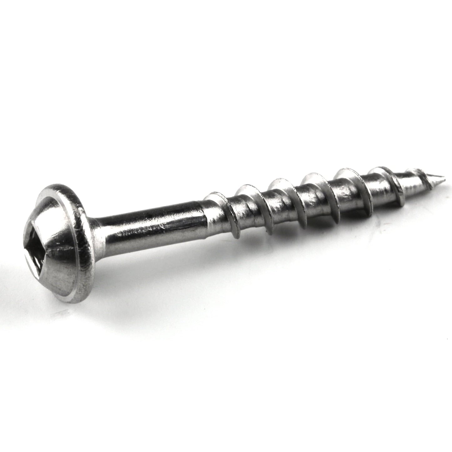 8 x 1-1/4 Crs WH SS Screw 100 alt 0