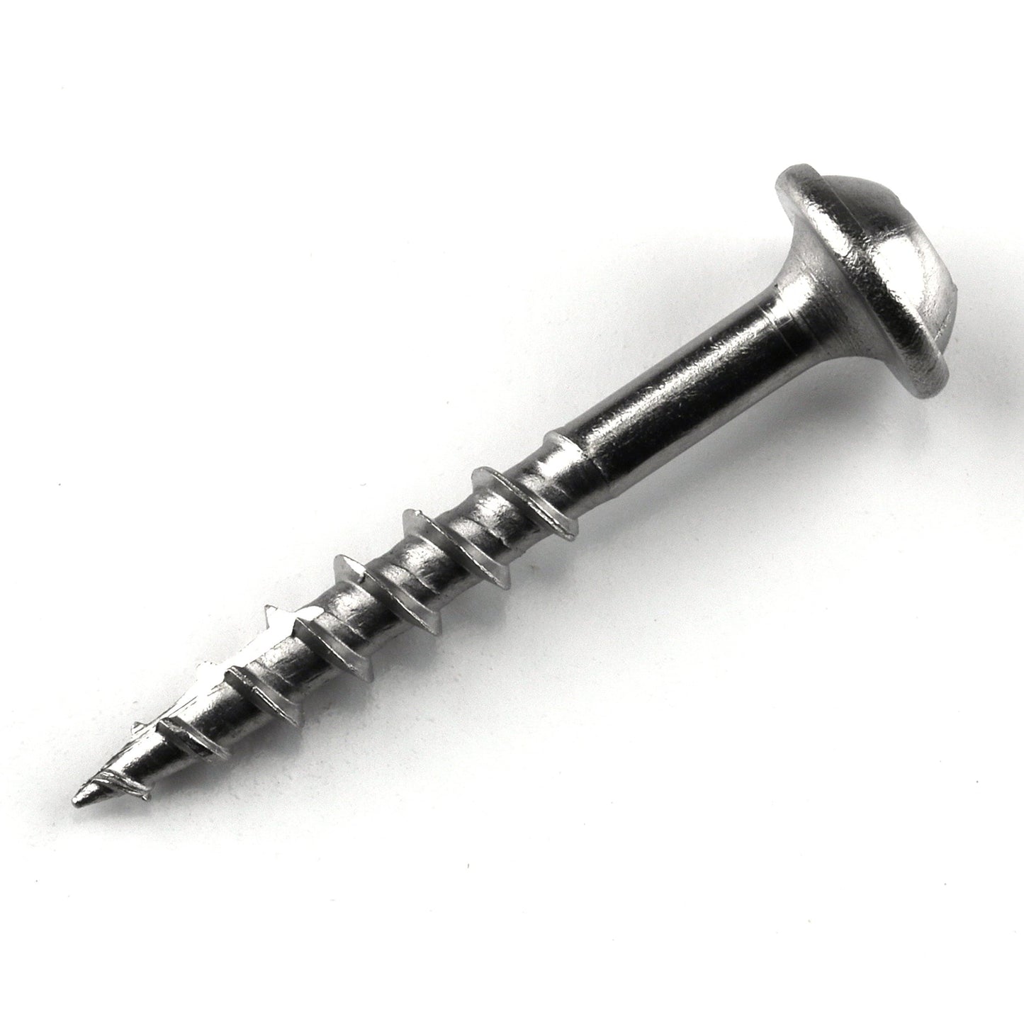 8 x 1-1/4 Crs WH SS Screw 100 alt 1