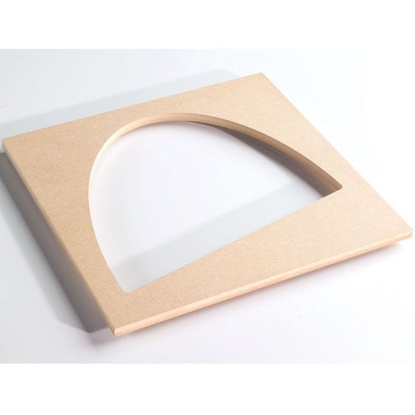 CMT Bowl and Tray Router Template, Oval Angle Half, TMP012 Woodcraft