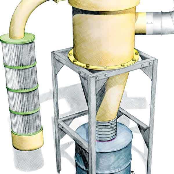 Small Shop Dust Collection - Downloadable Technique alt 0