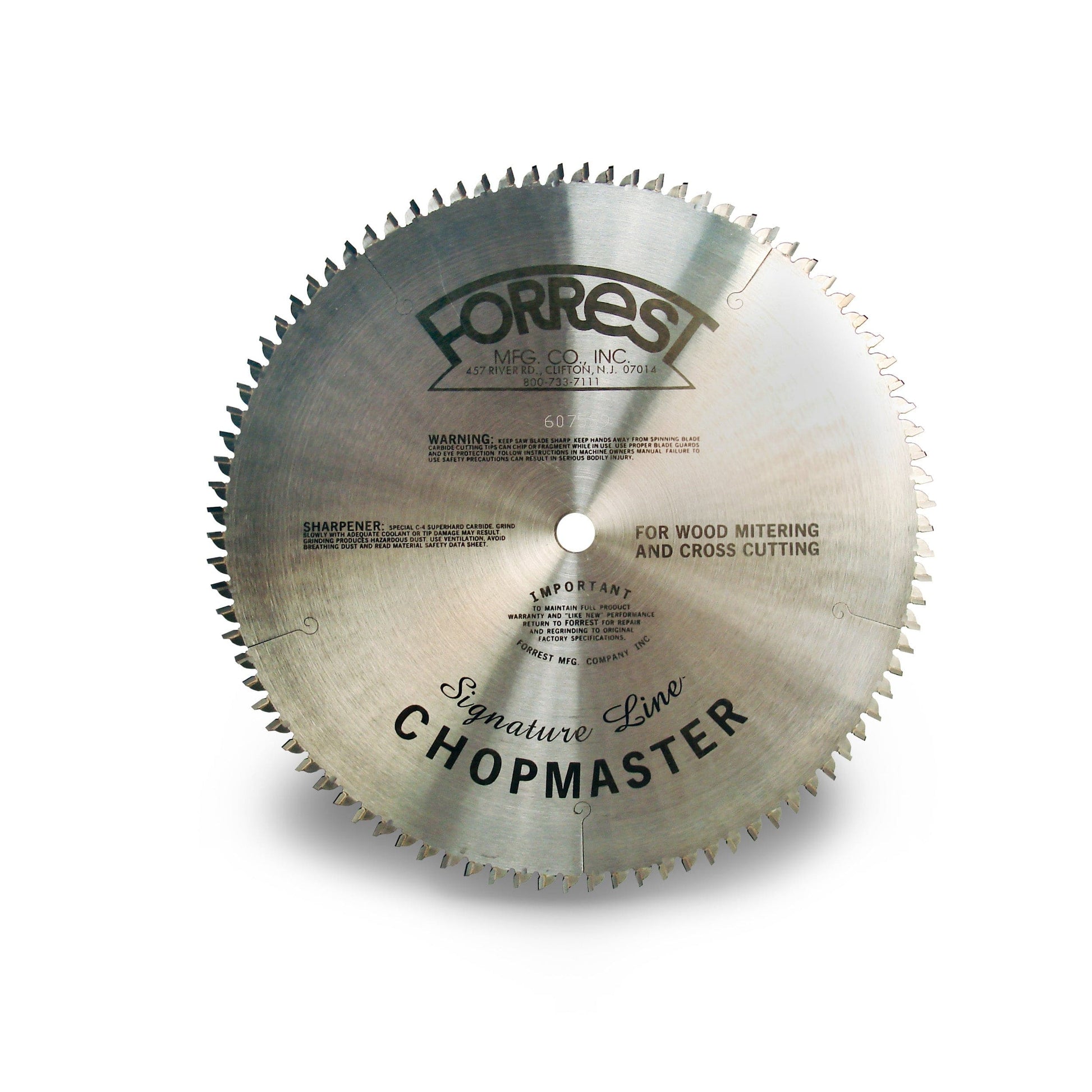 Chopmaster Signature Line Circular Saw Blade, 10", 90 Tooth alt 0