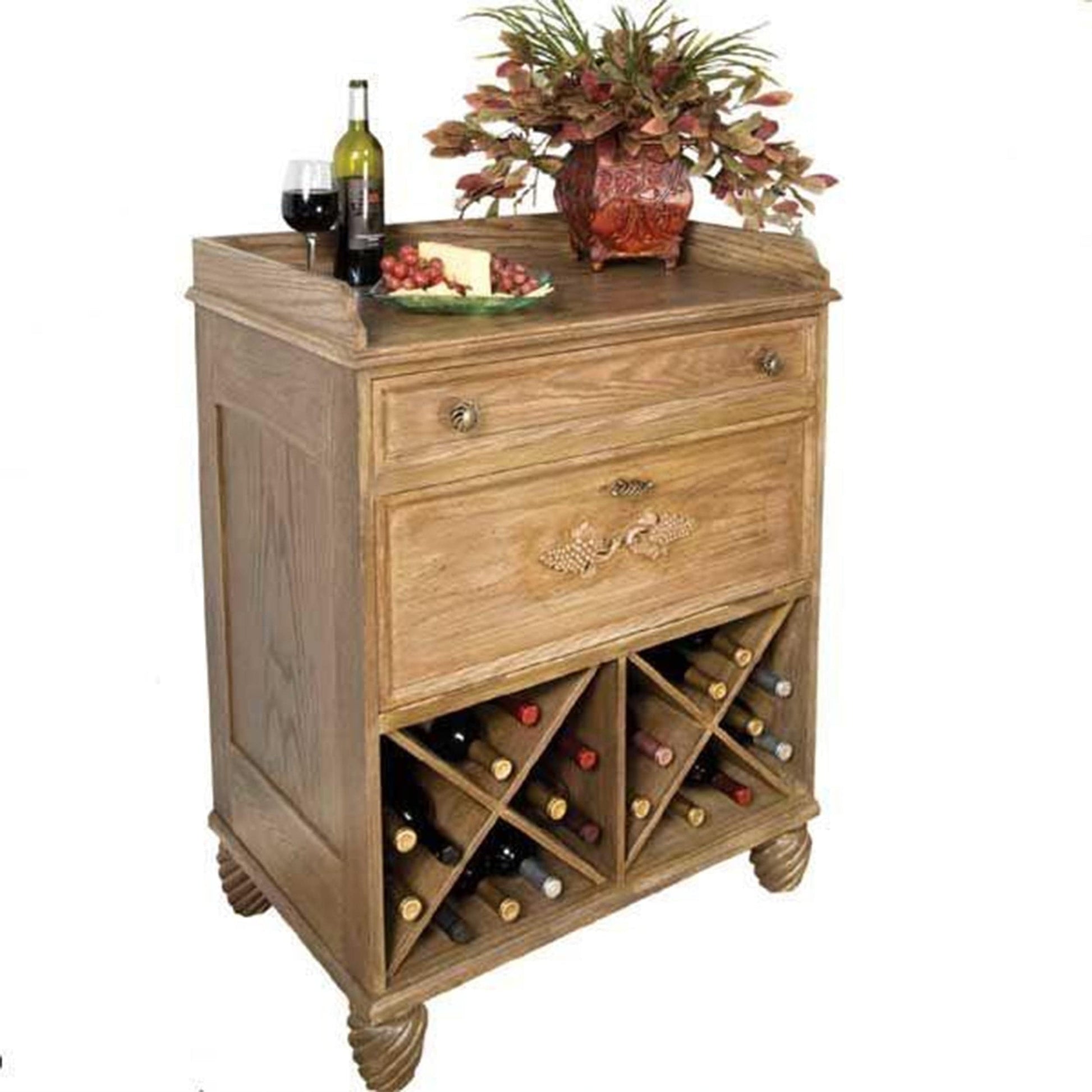 Woodworking Project Paper Plan to Build Country French Wine Server alt 0