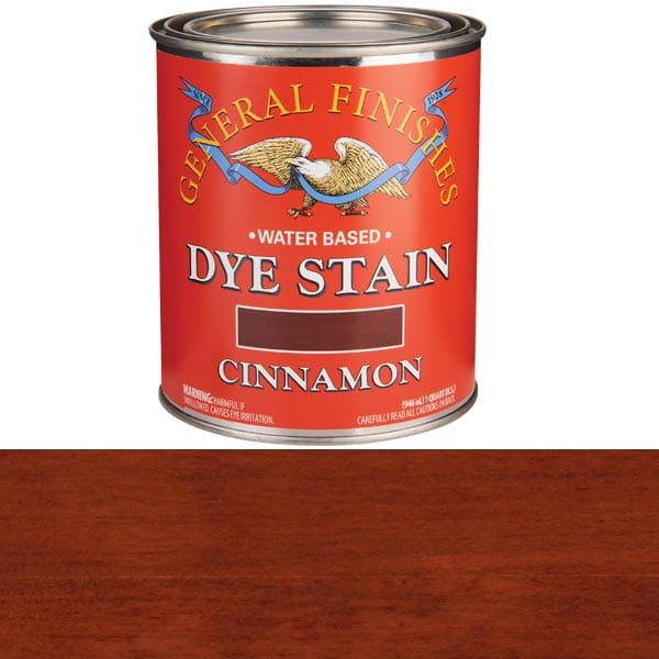 General Finishes Cinnamon Dye Water Based Quart Woodcraft