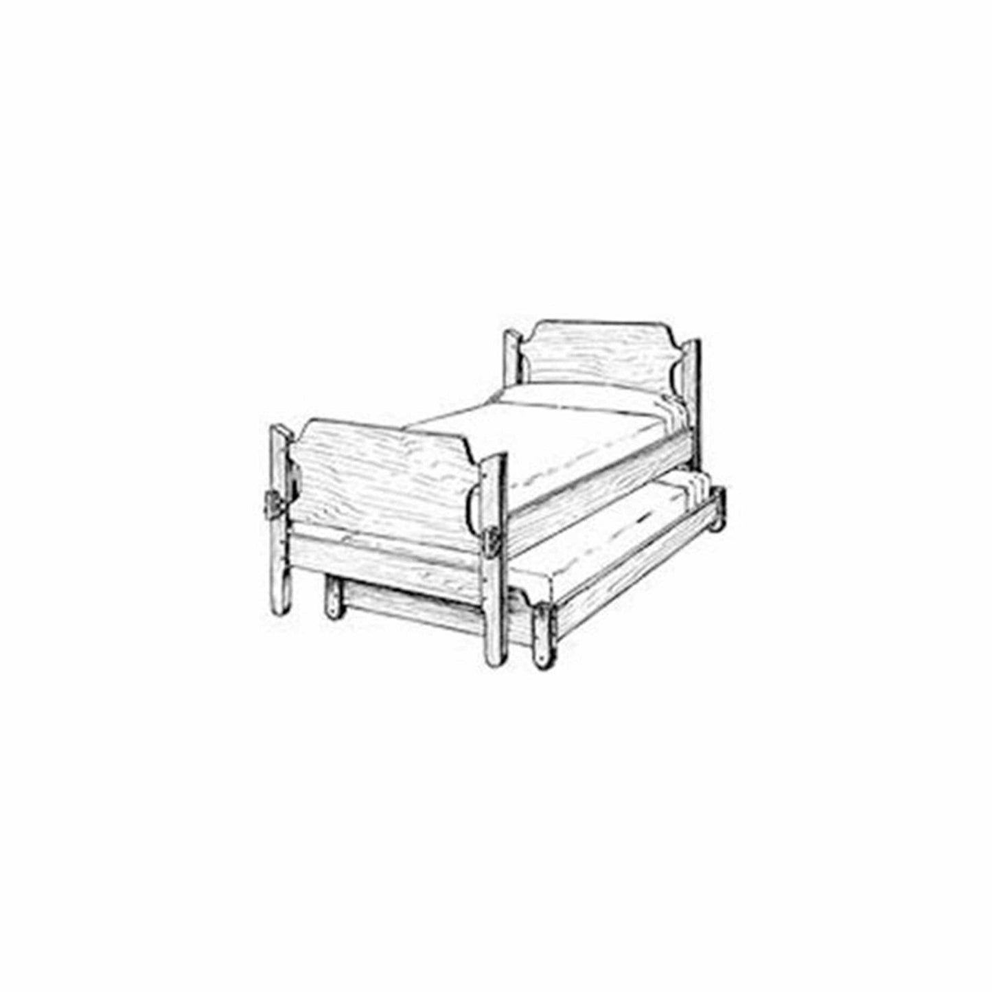 Woodworking Project Paper Plan to Build Trundle Bed alt 0