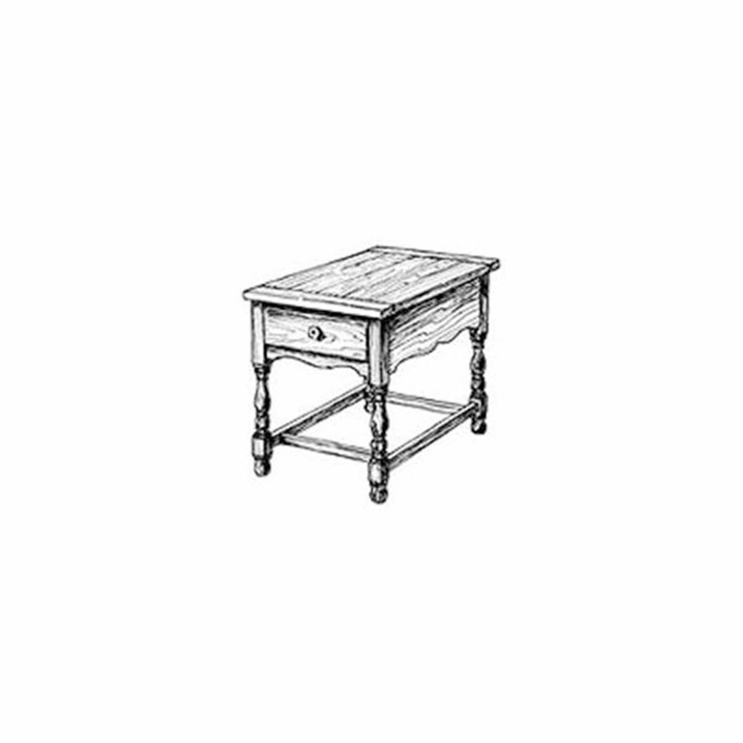 Woodworking Project Paper Plan to Build End Table alt 0