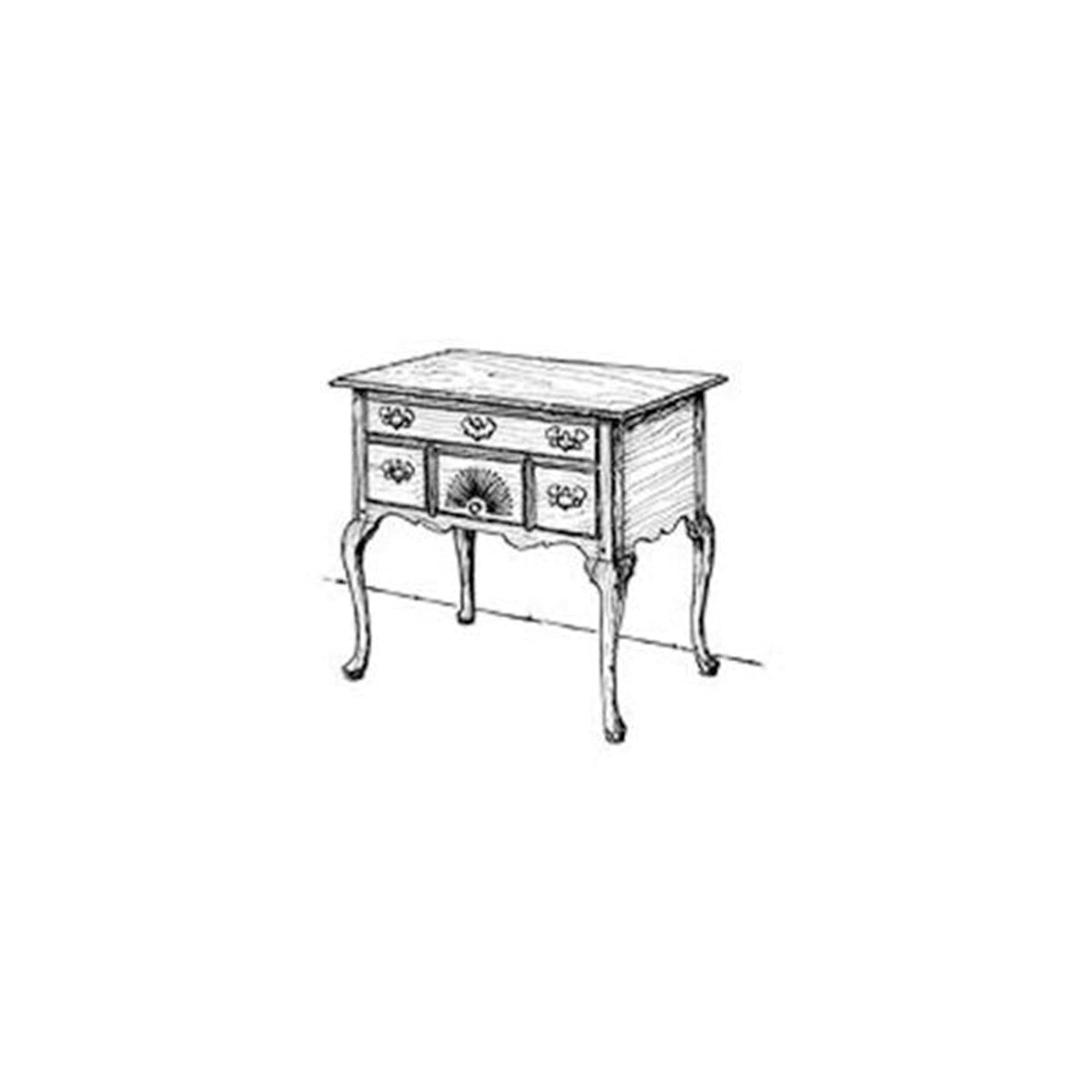 Woodworking Project Paper Plan to Build Queen Anne Desk alt 0