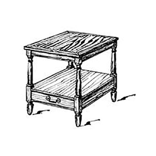 Woodworking Project Paper Plan to Build American End Table alt 0