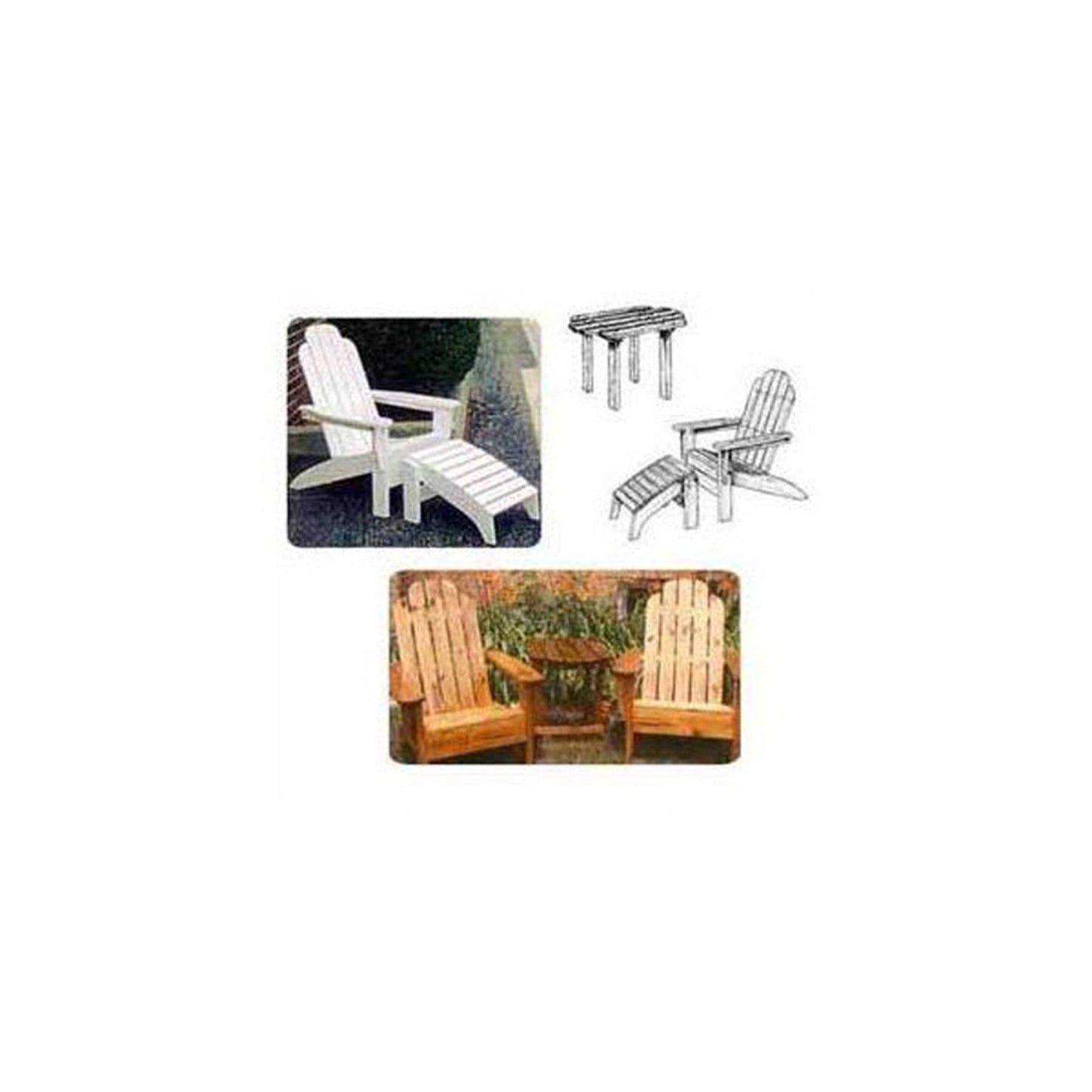 Adirondack Grouping Woodworking Plan alt 0
