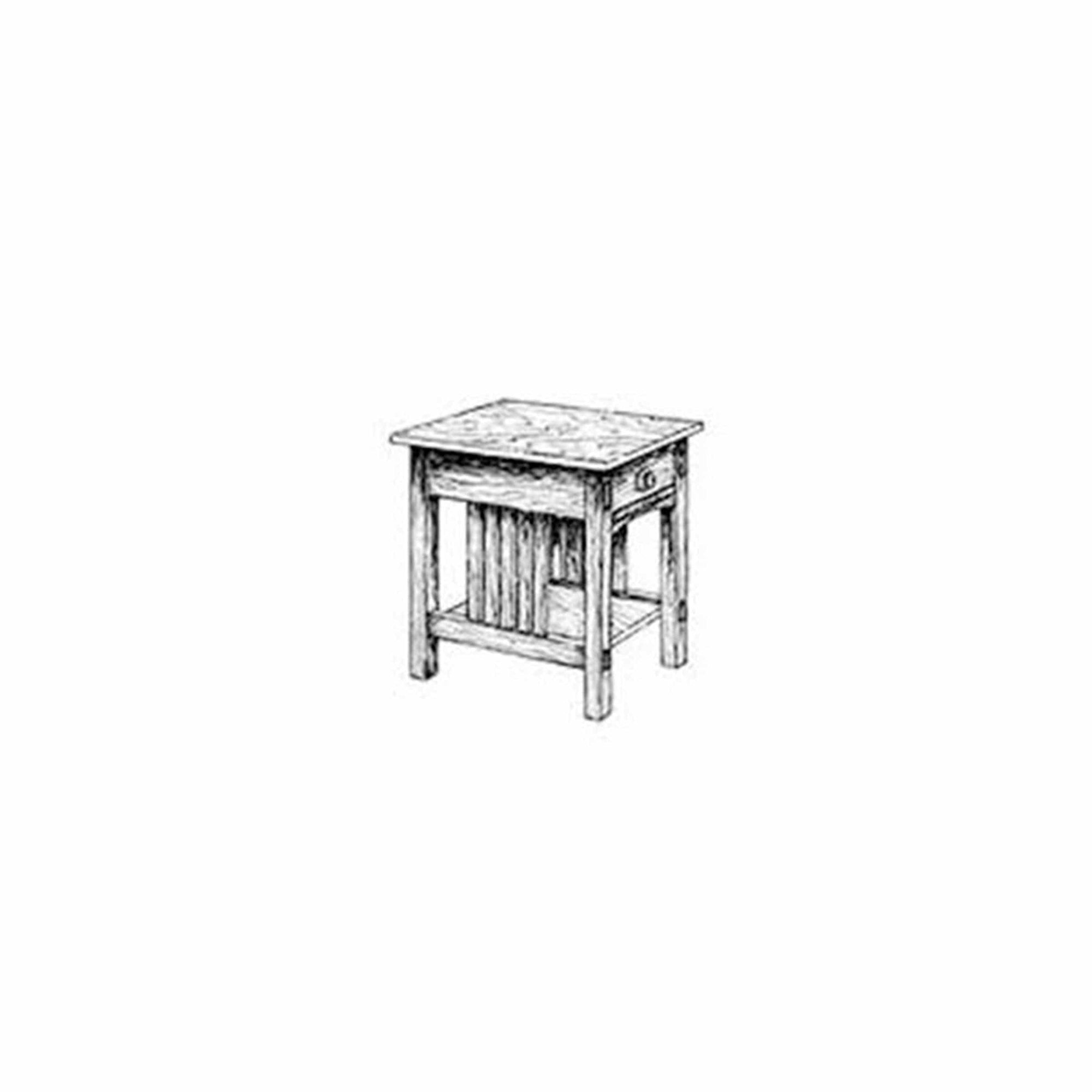 Woodworking Project Paper Plan to Build Mission End Table alt 0