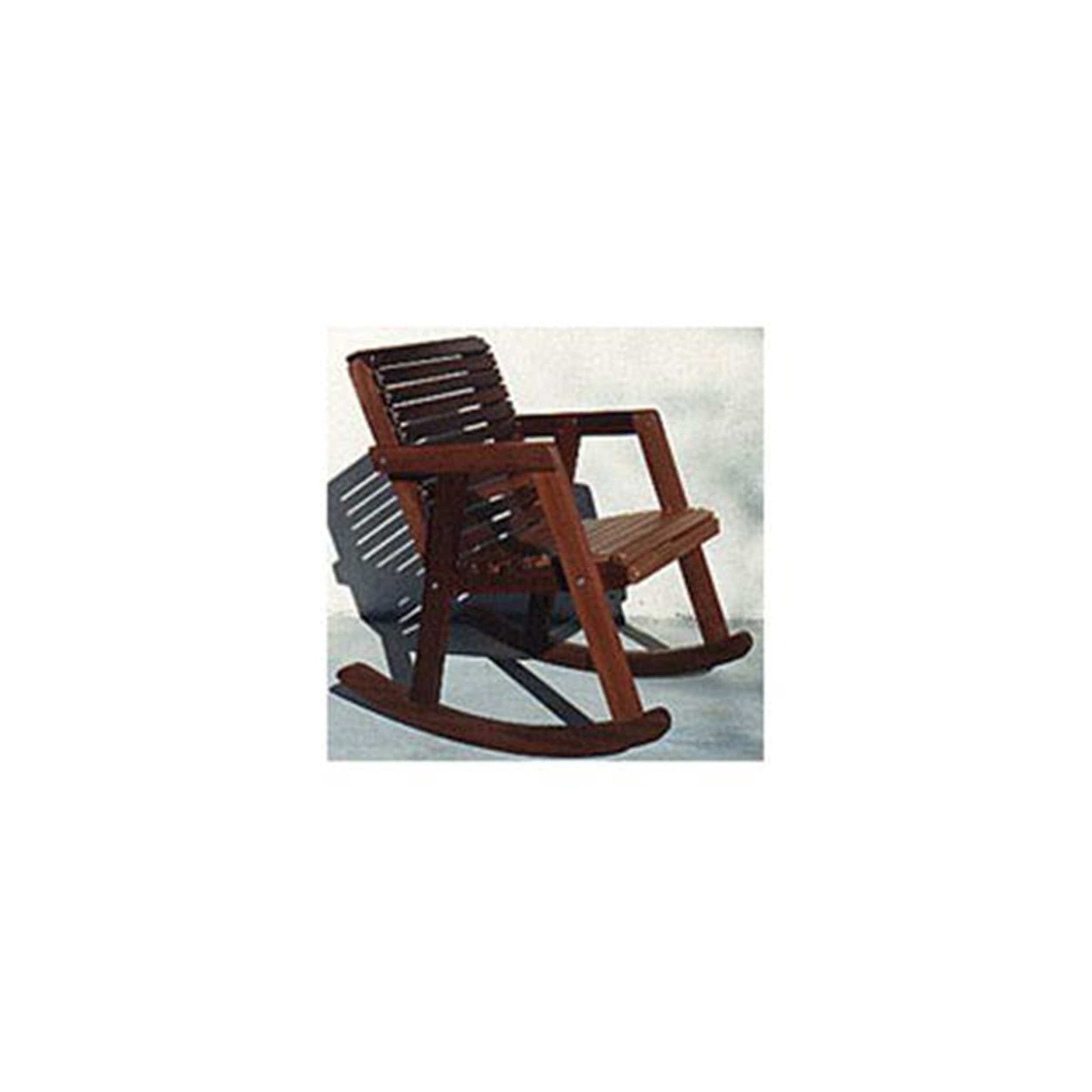 Woodworking Project Paper Plan to Build Modern Porch Rocker alt 0