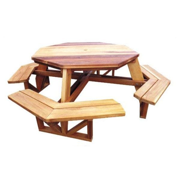 Woodcraft Octagon Picnic Table - Downloadable Plan , (SF-42) woodcraft-octagon-picnic-table-downloadable-plan-sf-42