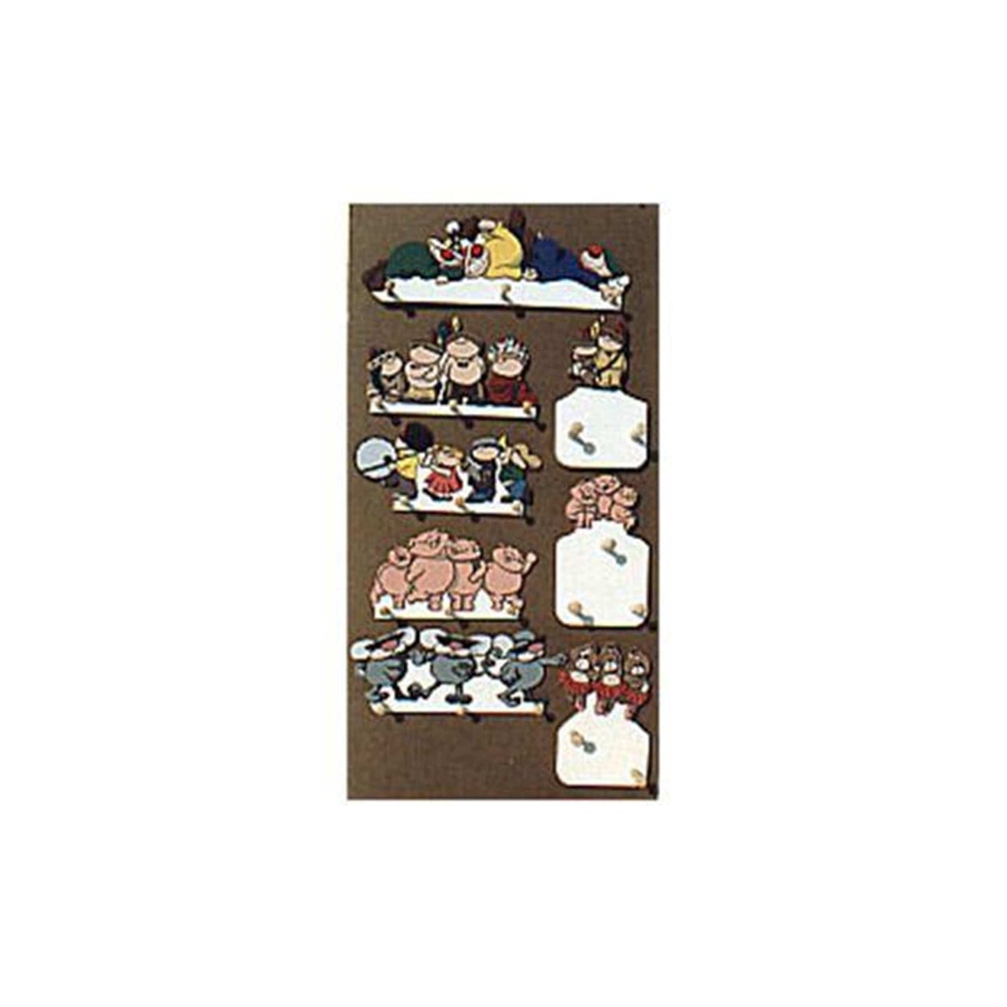 Woodworking Project Paper Plan to Build Kiddie Peg Racks alt 0