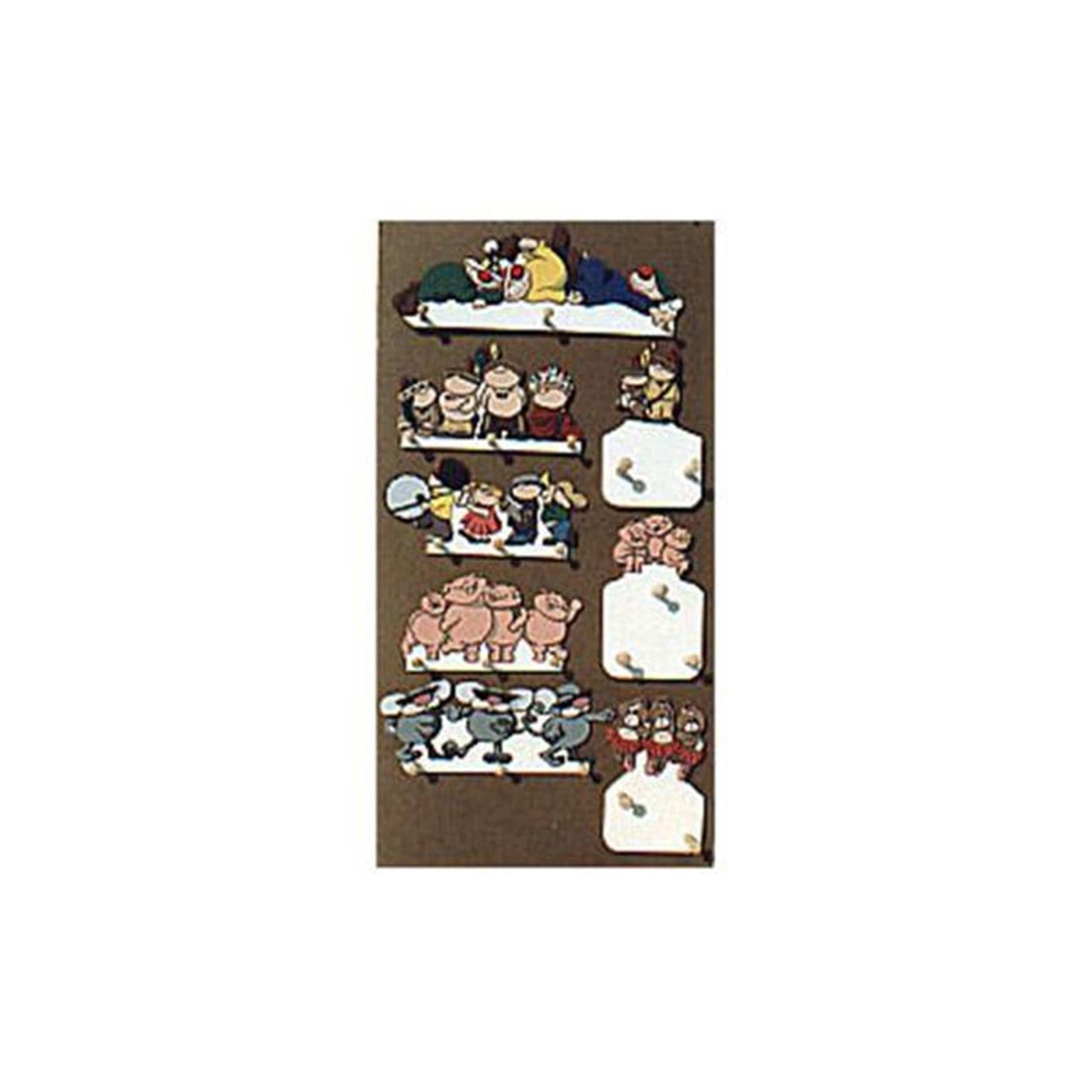 Woodworking Project Paper Plan to Build Kiddie Peg Racks alt 0
