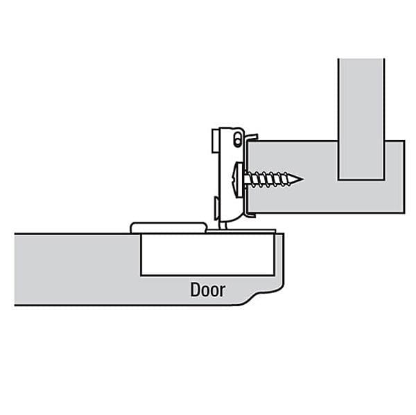 110° 1/2" Overlay Hinge Pair alt 0