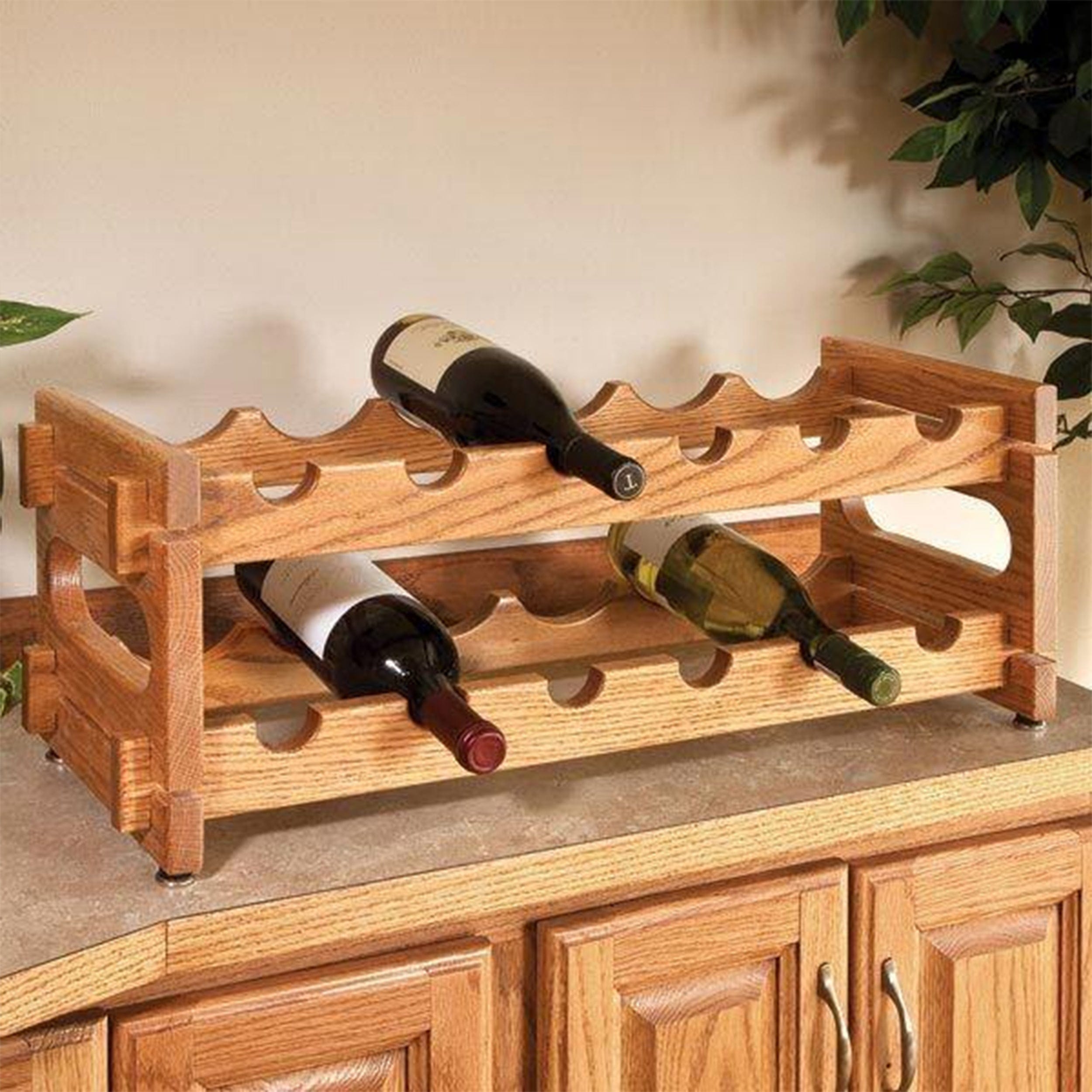 Woodcraft Magazine Stackable Wine Racks Plan Woodcraft