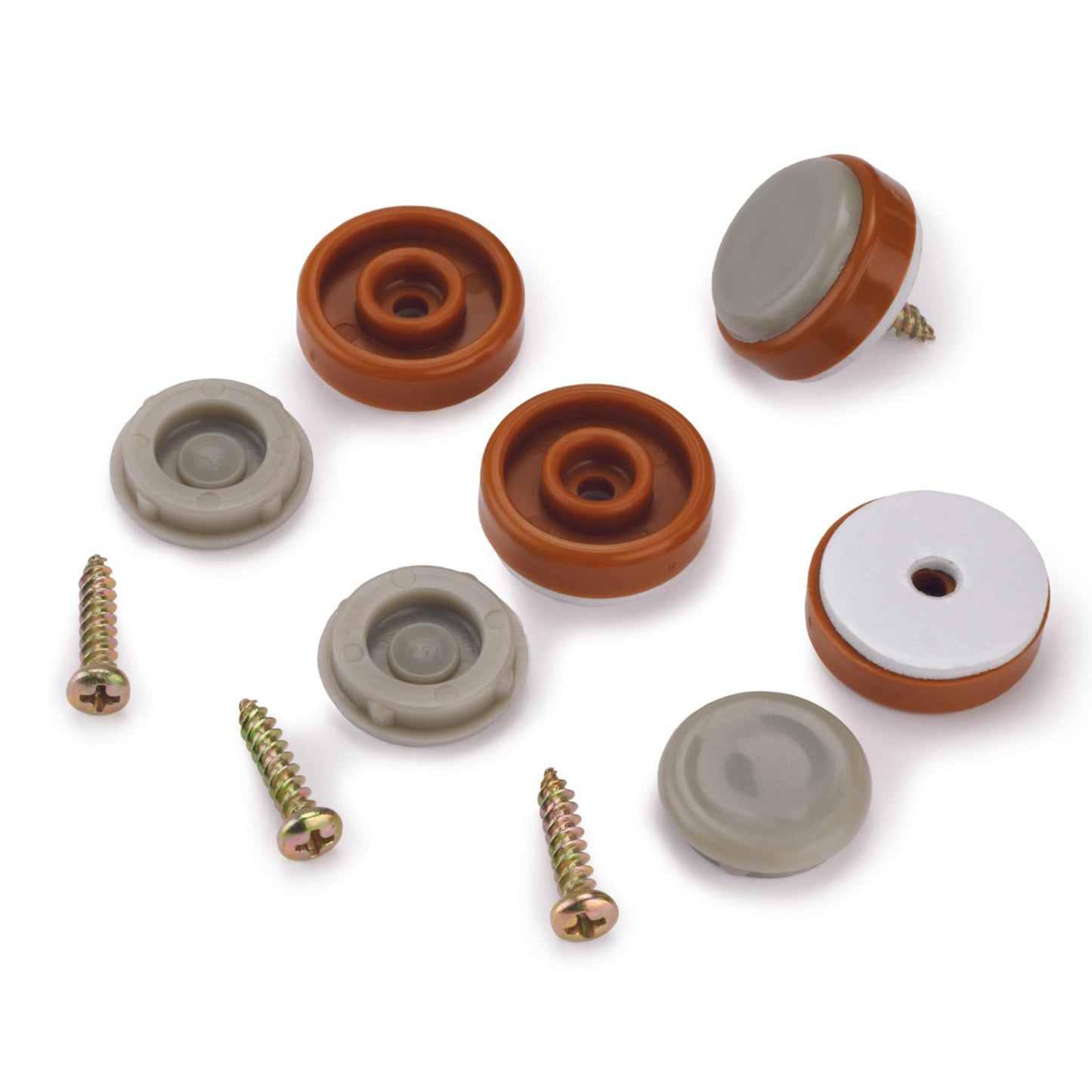 Slider Foot Floor Protector - 1" - Caramel - 8 Piece alt 0