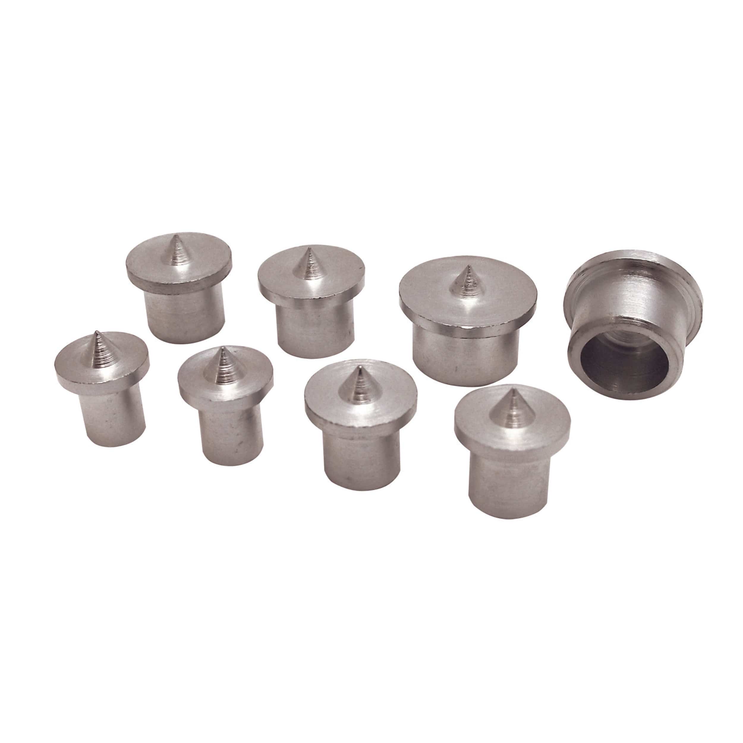 Preamer 8 Pcs Dowel Center Pins Set - Woodworking Alignment Tools, 1/4" 5/16" 3/8" 1/2" Sizes