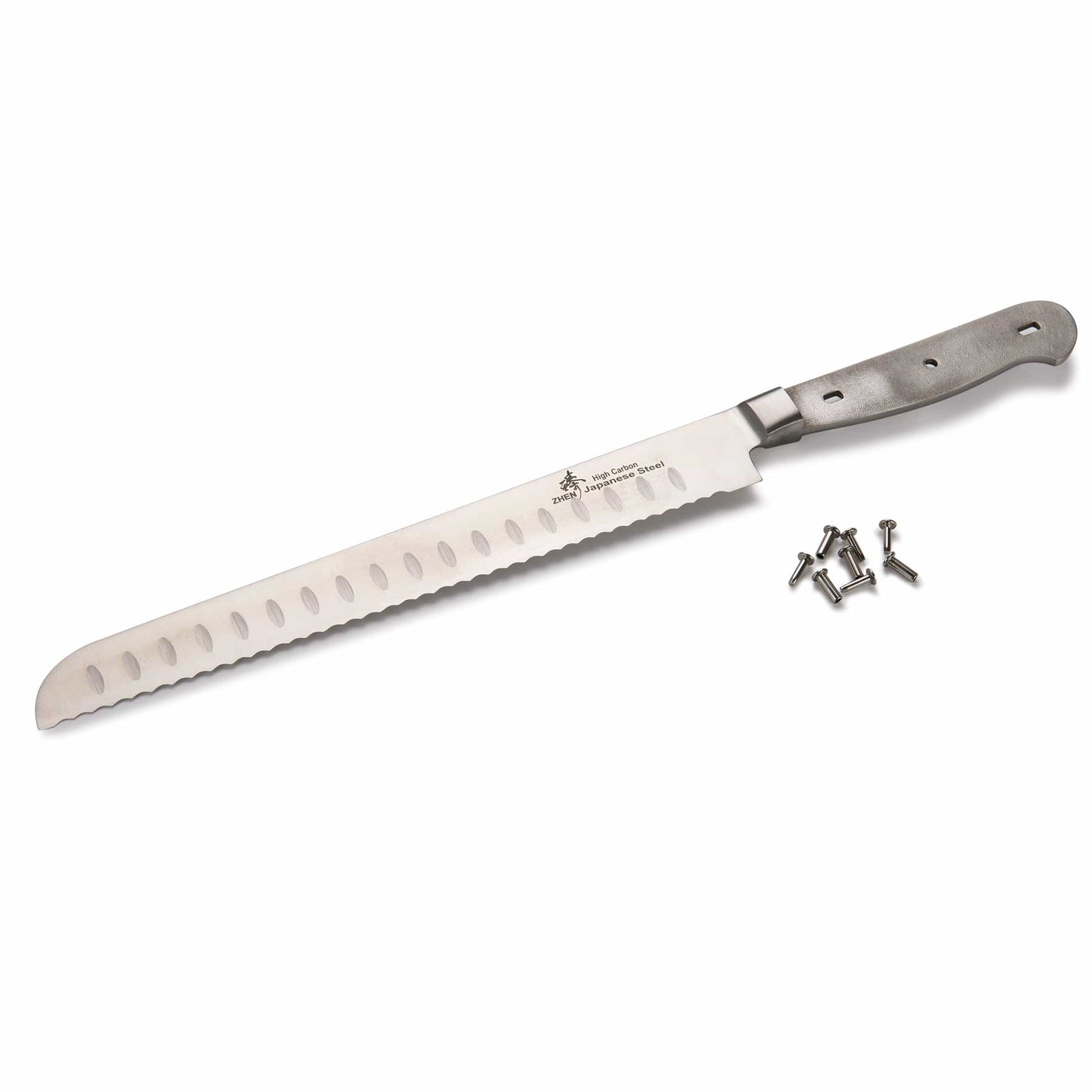 Bread Knife for Cutting Bread and Baked Goods - 14-5/8" - SS - Unfinished Kit alt 0