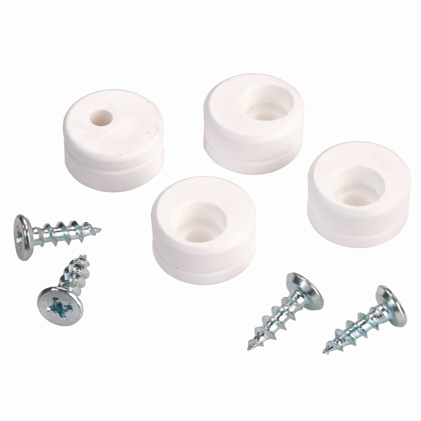 Euro Door Stop for Inset Doors - White - 10 Piece alt 0