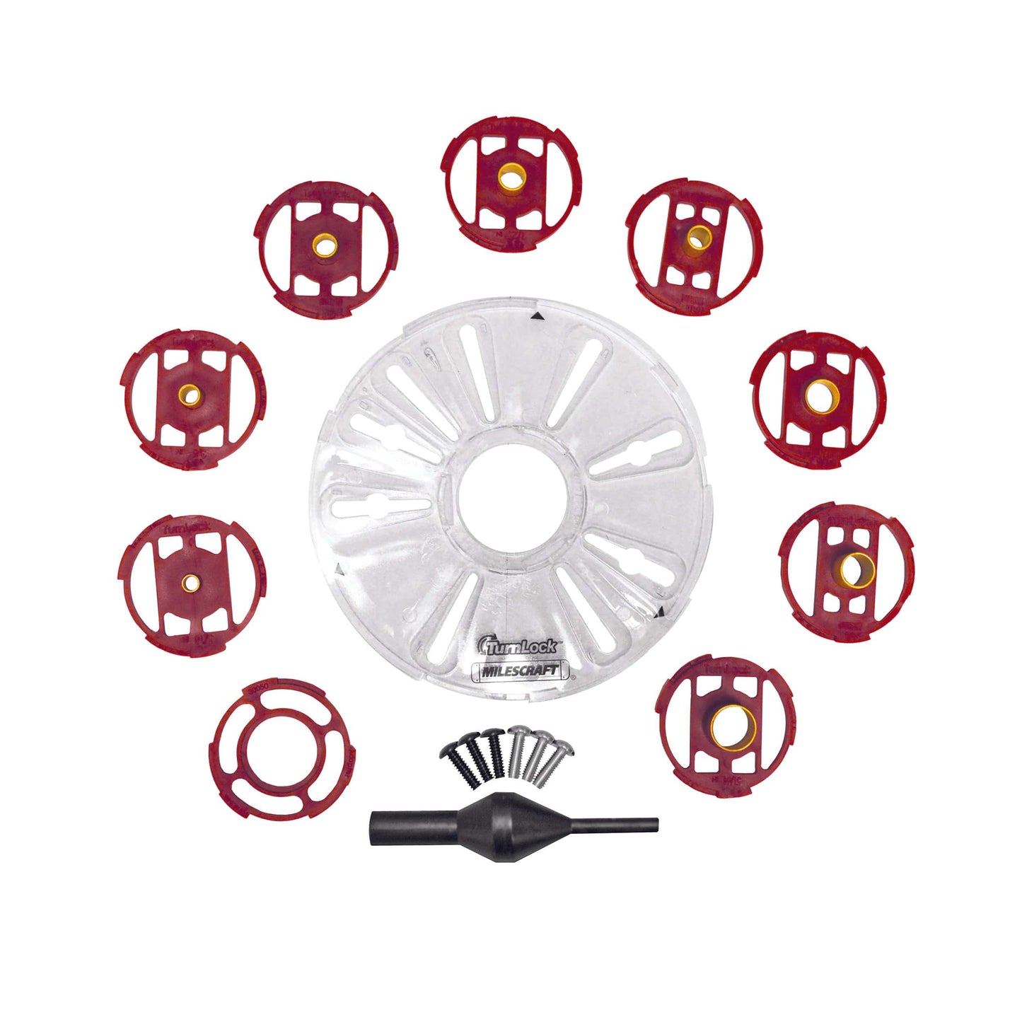 TurnLOCK Base Plate and Template Guide Bushing Set 1201 alt 0