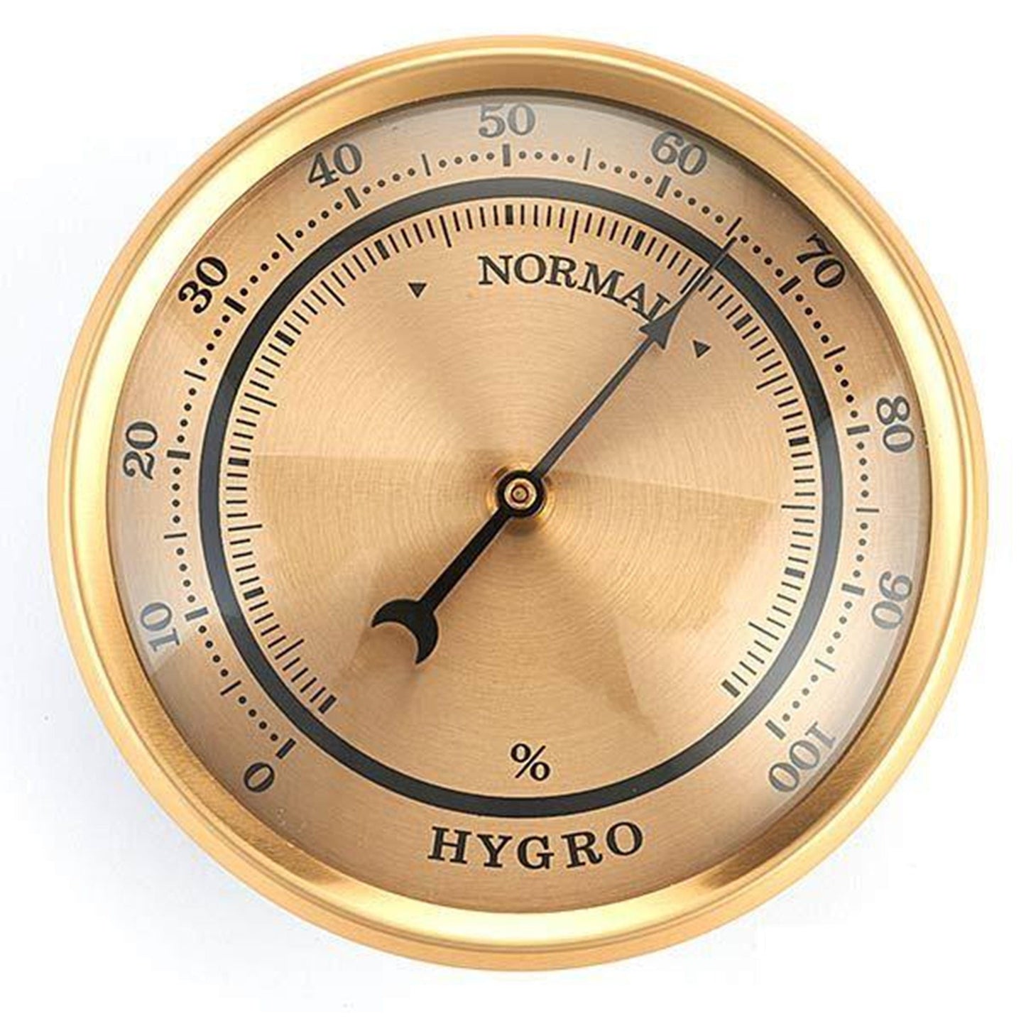 Hygrometer 2.75in Gold Dial alt 0