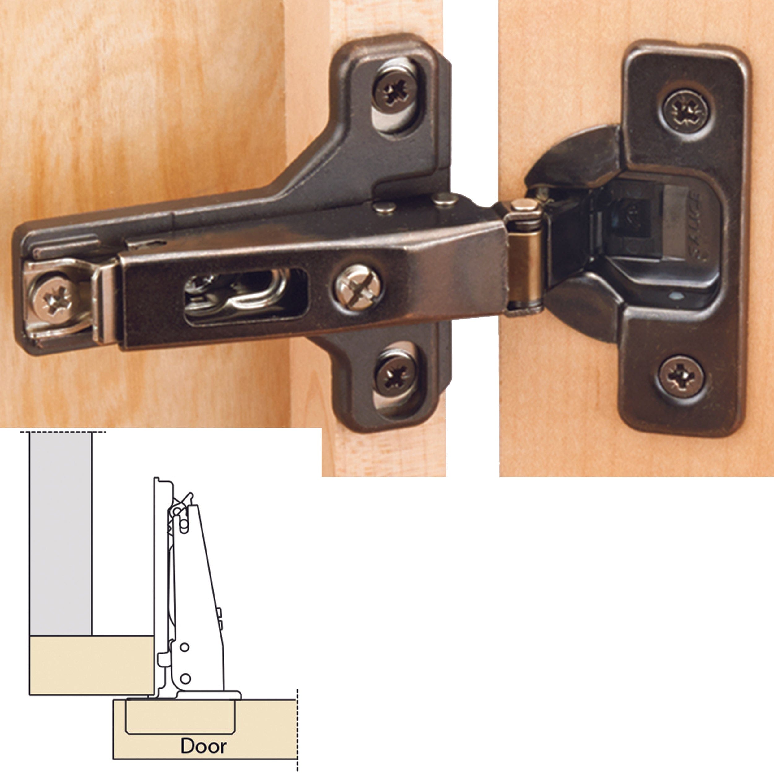 Salice 110? Self Close Hinge Pair Woodcraft