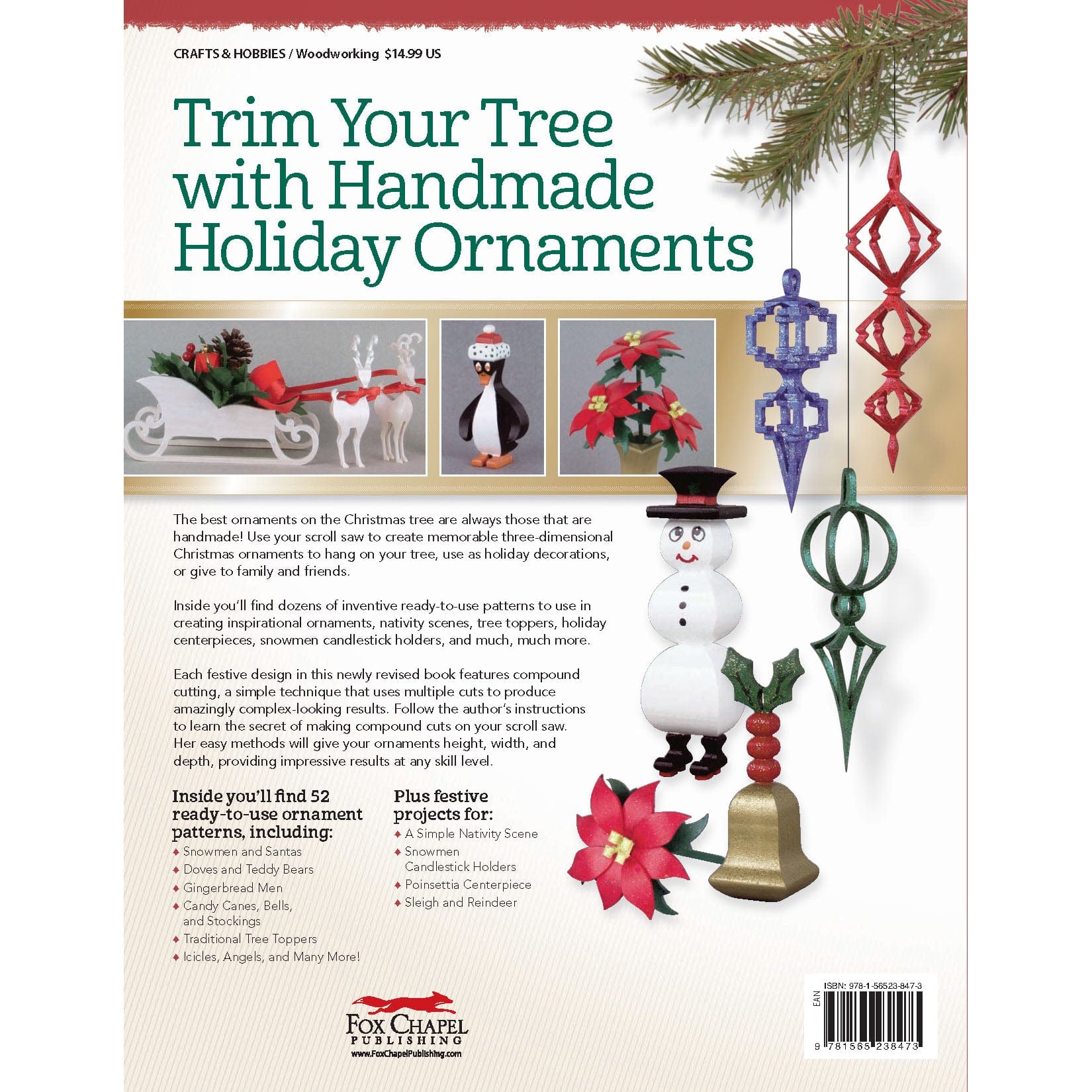 Compound Christmas Ornaments for the Scroll Saw, Revised Edition alt 0