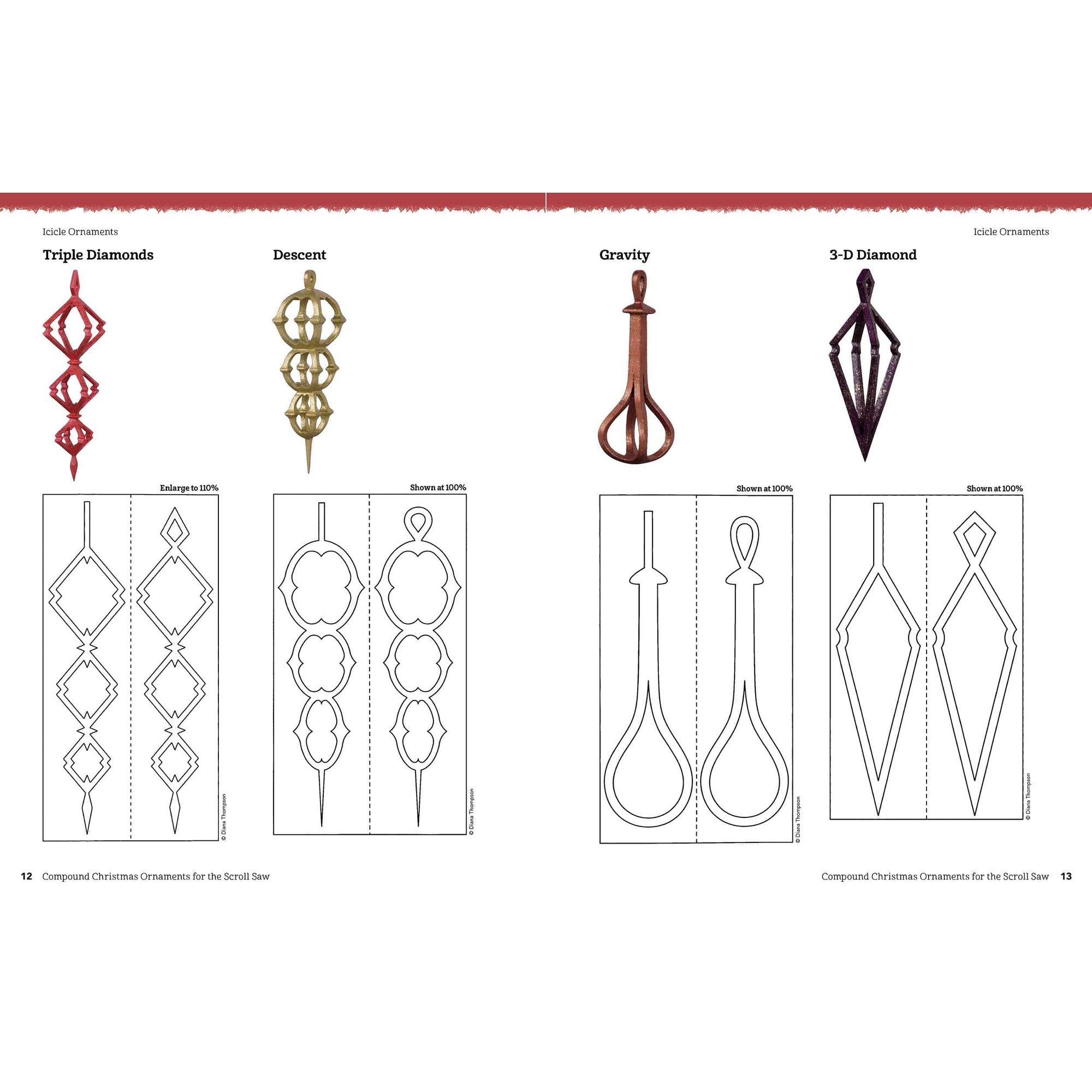 Compound Christmas Ornaments for the Scroll Saw, Revised Edition alt 0