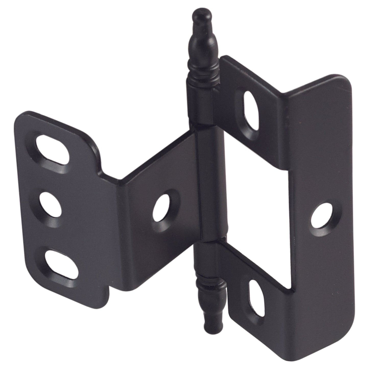 Non-Mortise Full Wrap Hinge with Minaret Finial in Oil Rubbed Bronze alt 0