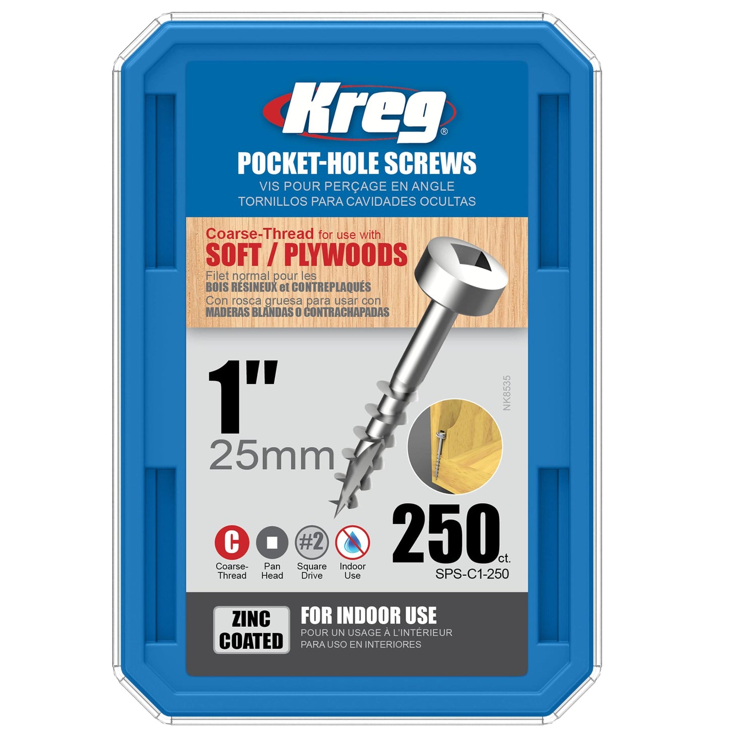 250ct 7 x 1 Coarse Pan Screw alt 2