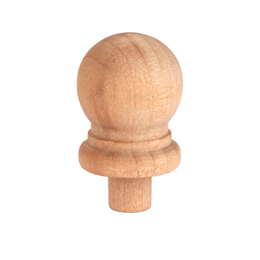 Wood Finial F5-SB 15/16in 4p alt 0