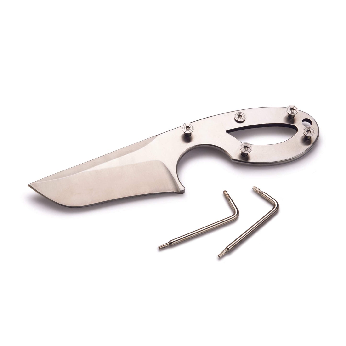 Modified Fixed Blade Skinner Knife for Hunting and Fishing - 6-3/4" - Unfinished Kit alt 0