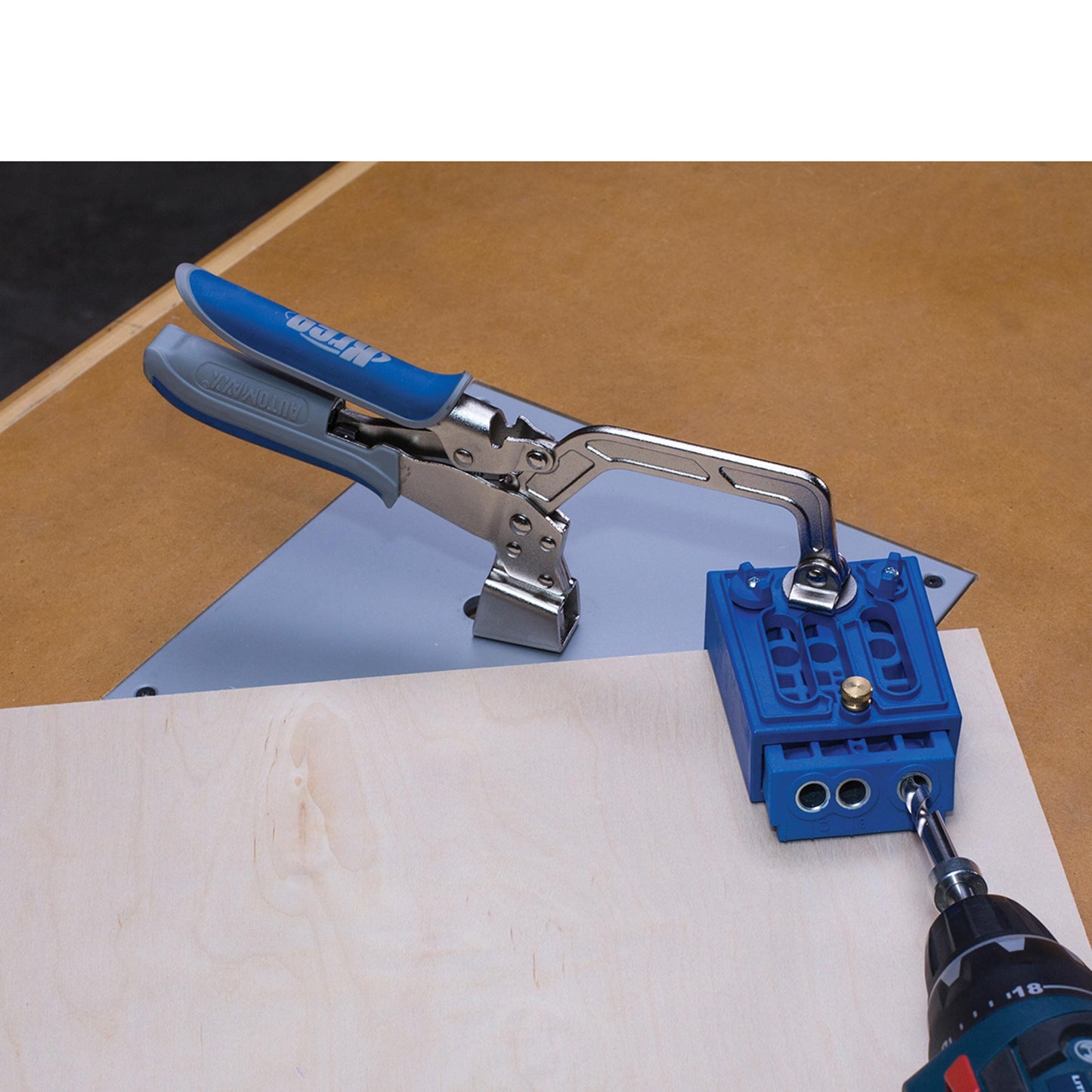 3" Automaxx Heavy-Duty Bench Clamp System alt 0