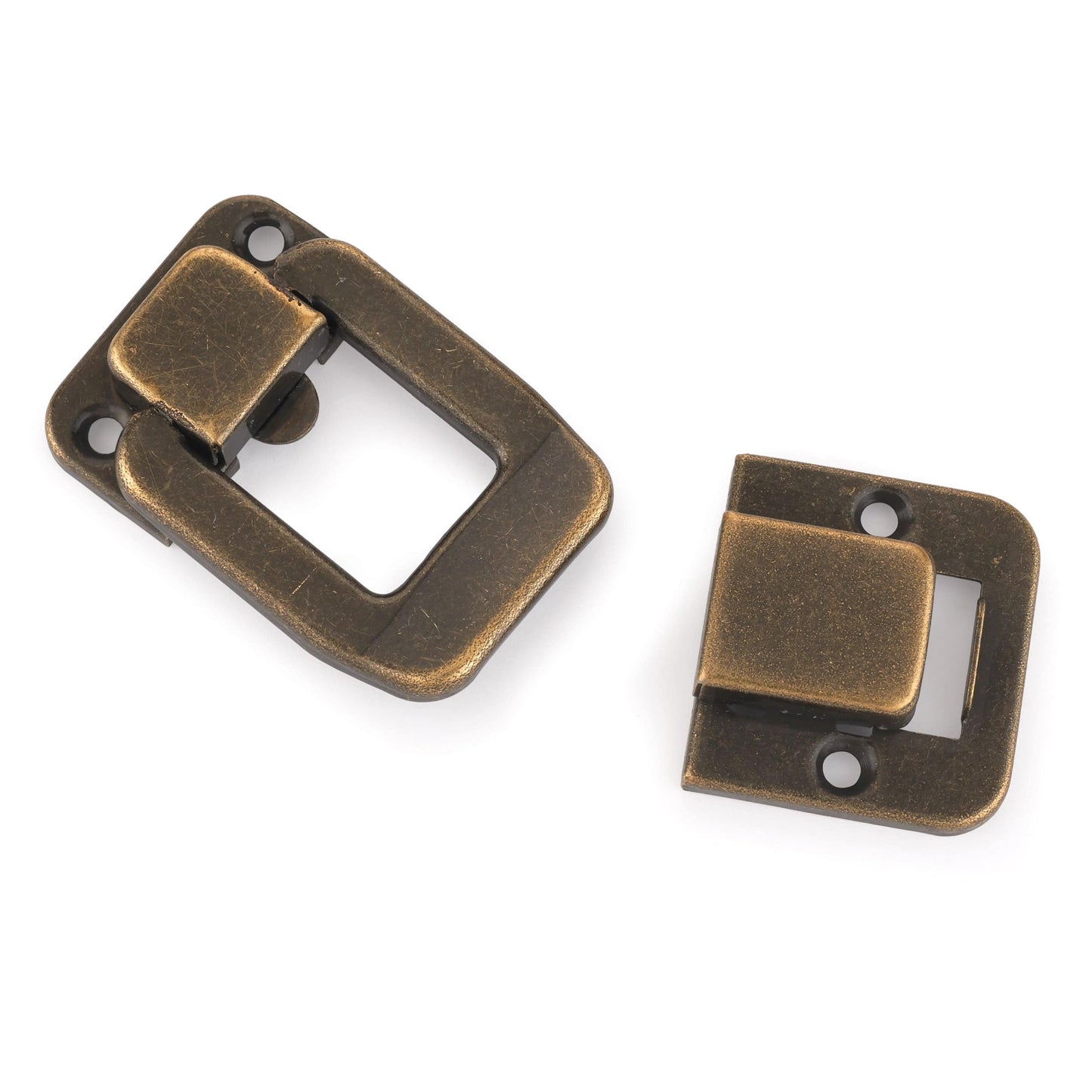 Case Draw Catch with Screws - Antique Brass alt 0