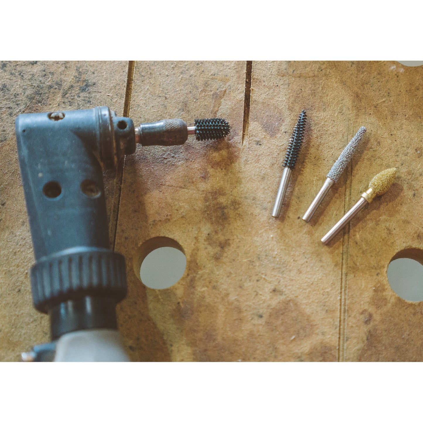 Original Ball Nose Burr, 1/8" Shaft, Coarse (1/4" x 1/2") alt 0