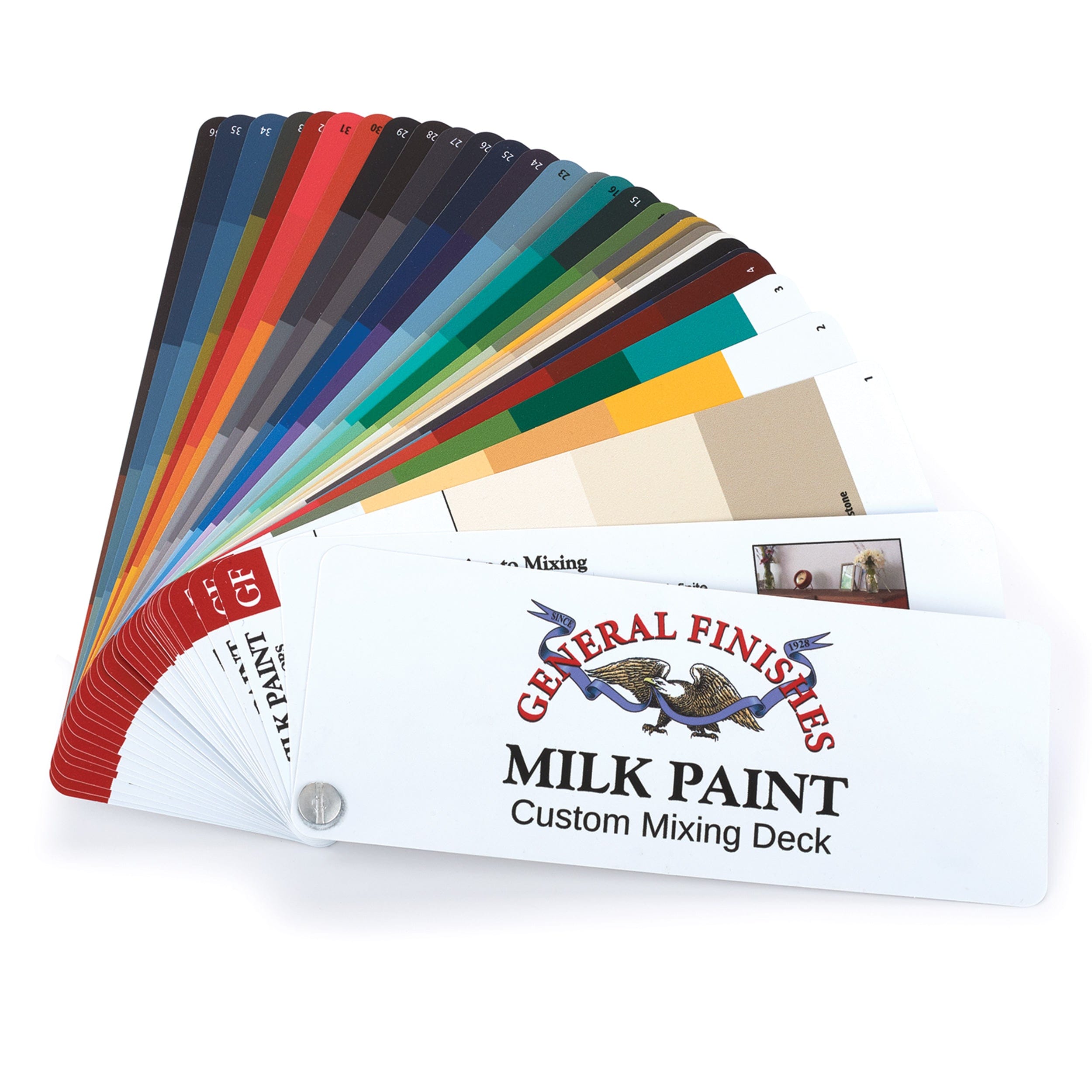 General Finishes GF Milk Paint Fan Deck Woodcraft
