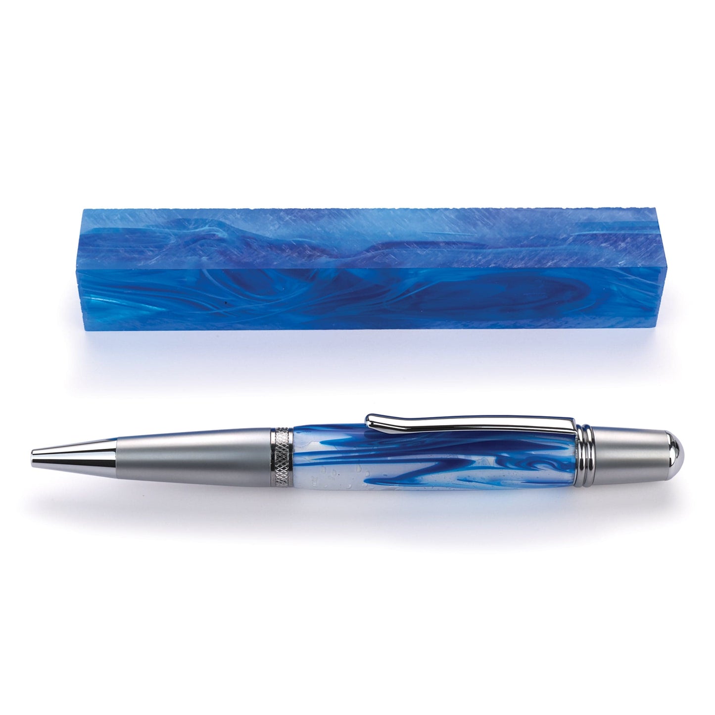 Acrylic Pen Blank AS246 Aruba Blue alt 0